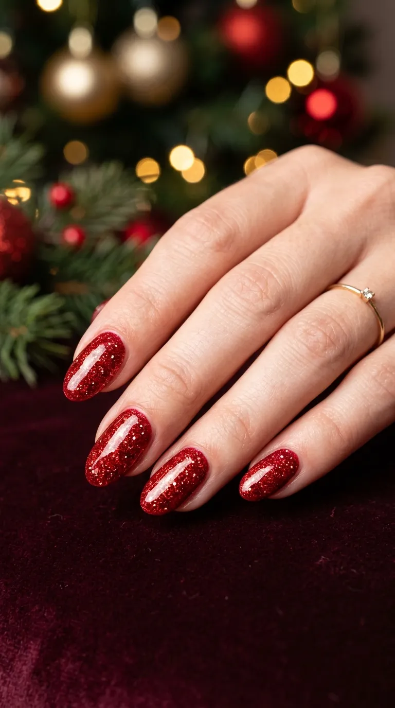 6. Scarlet French Acrylic