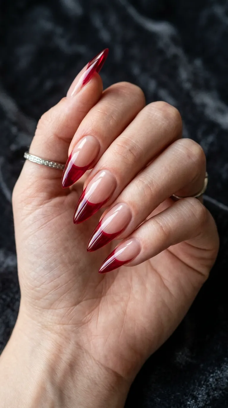 French Tip Toes
