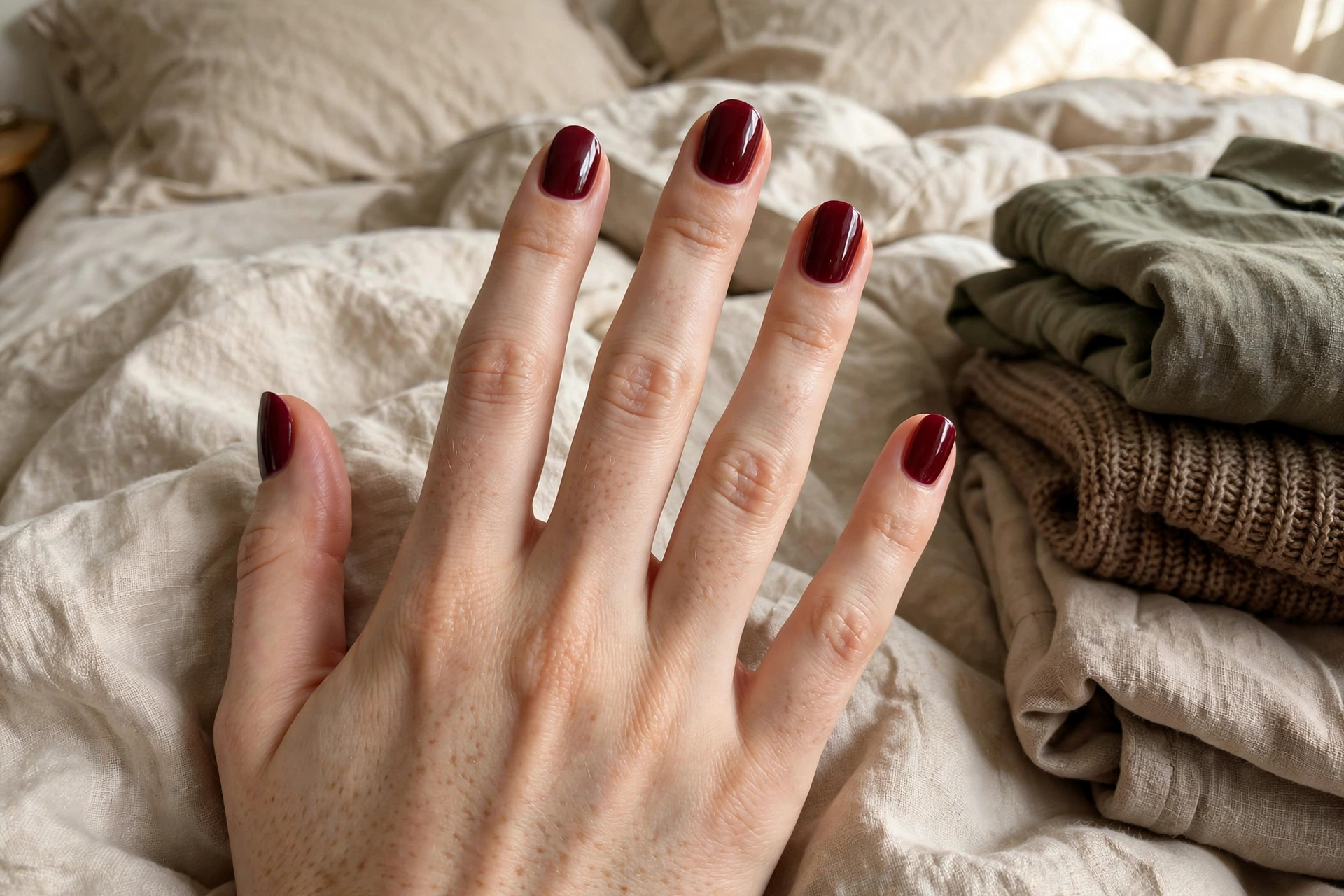 14. Burgundy Stained Glass