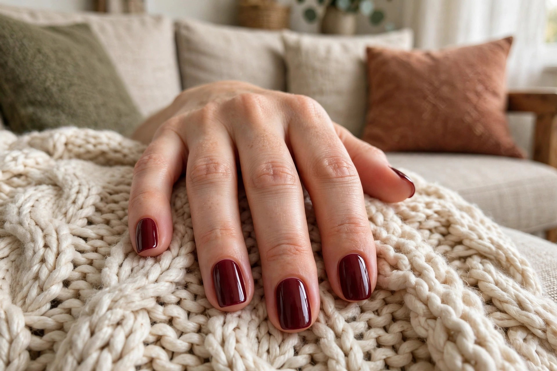 13. Maroon Checkerboard