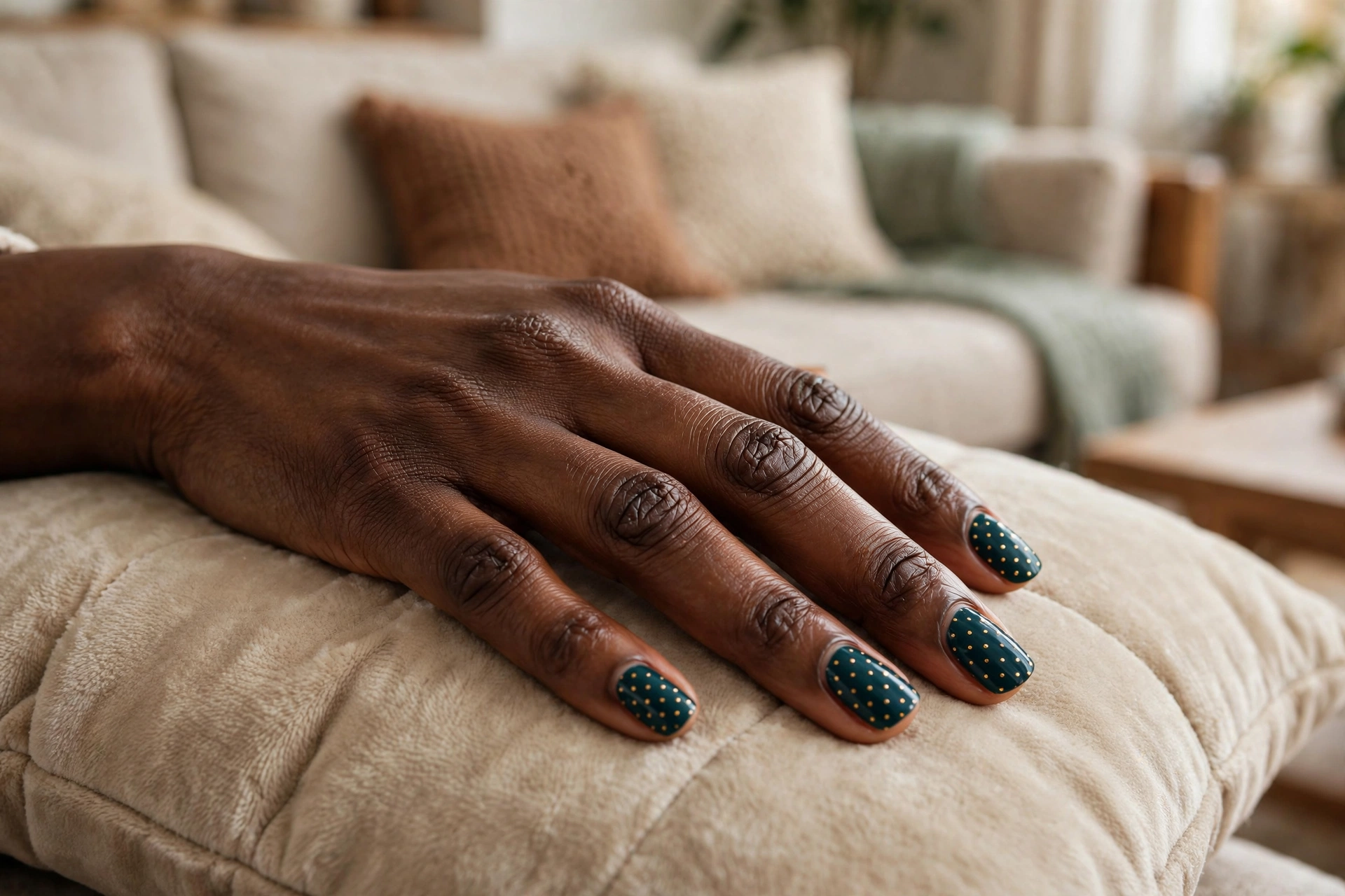 21. Tiny Taupe Polka