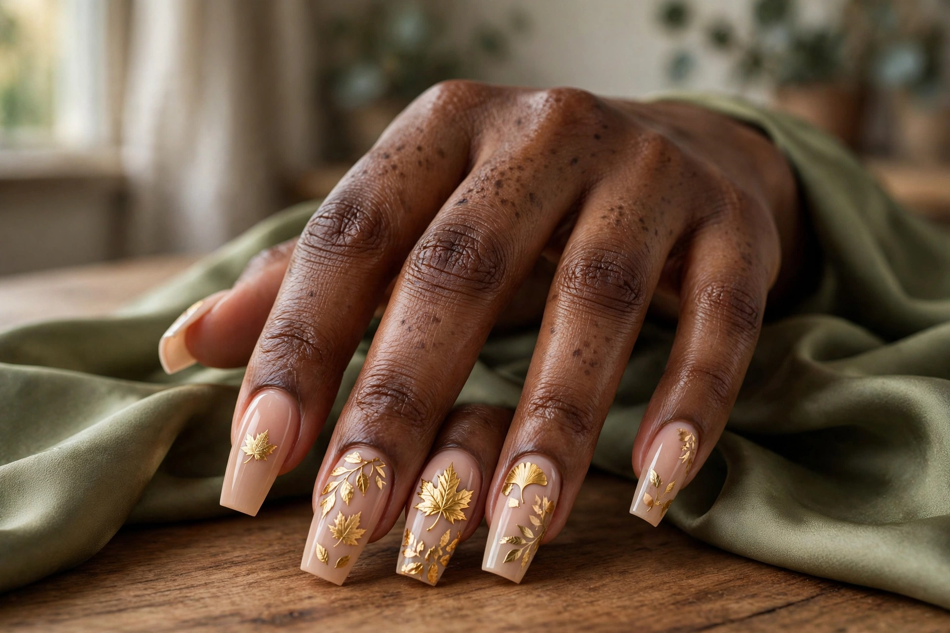 14. Champagne Glitter Fade