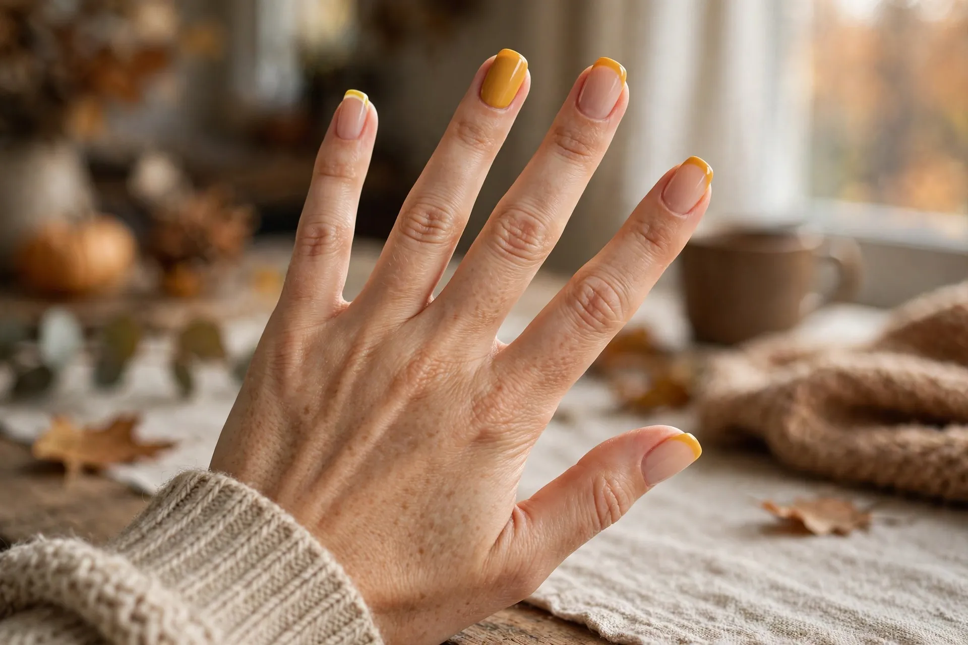 Mustard Yellow Tips