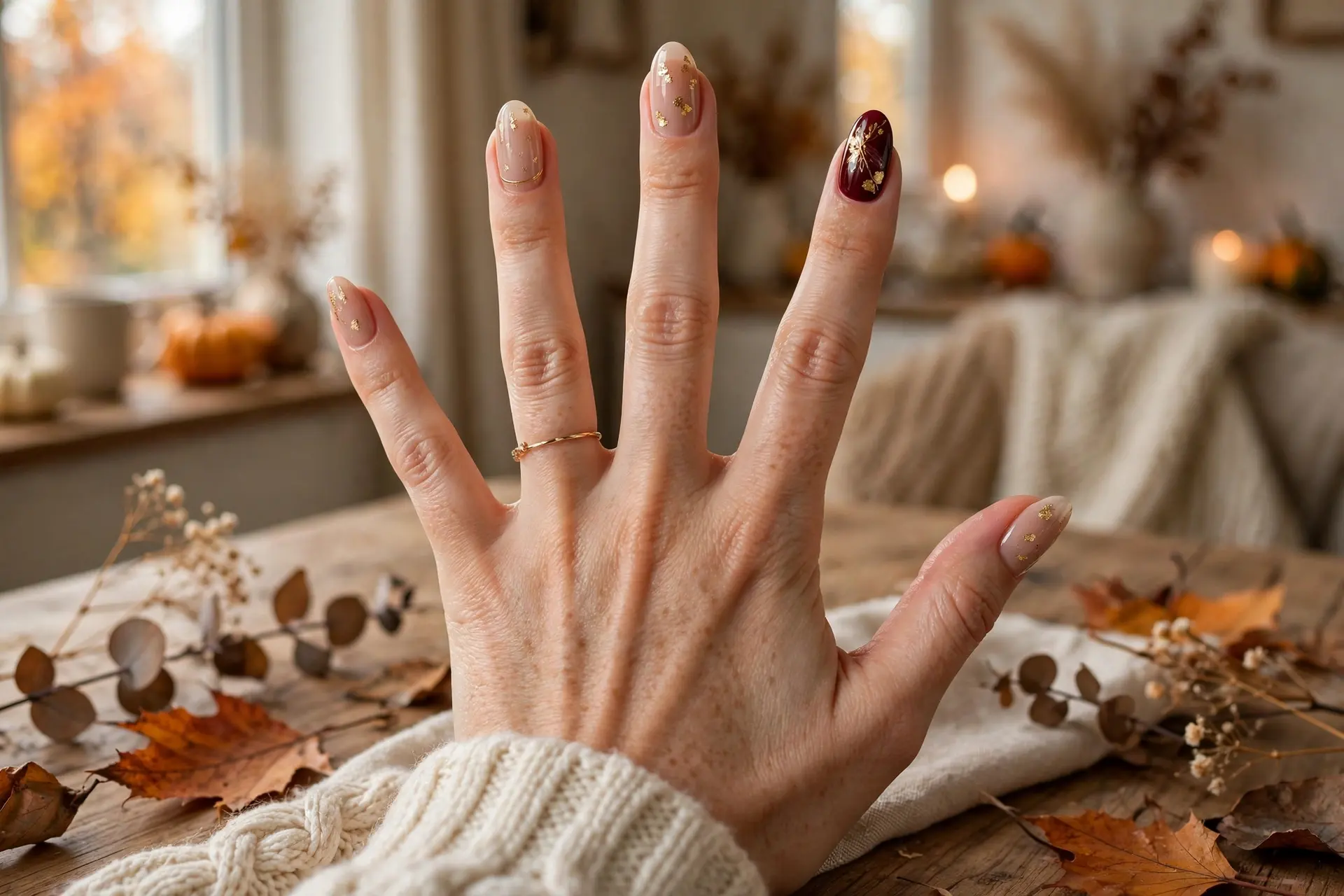 Burgundy Big-Toe Accent