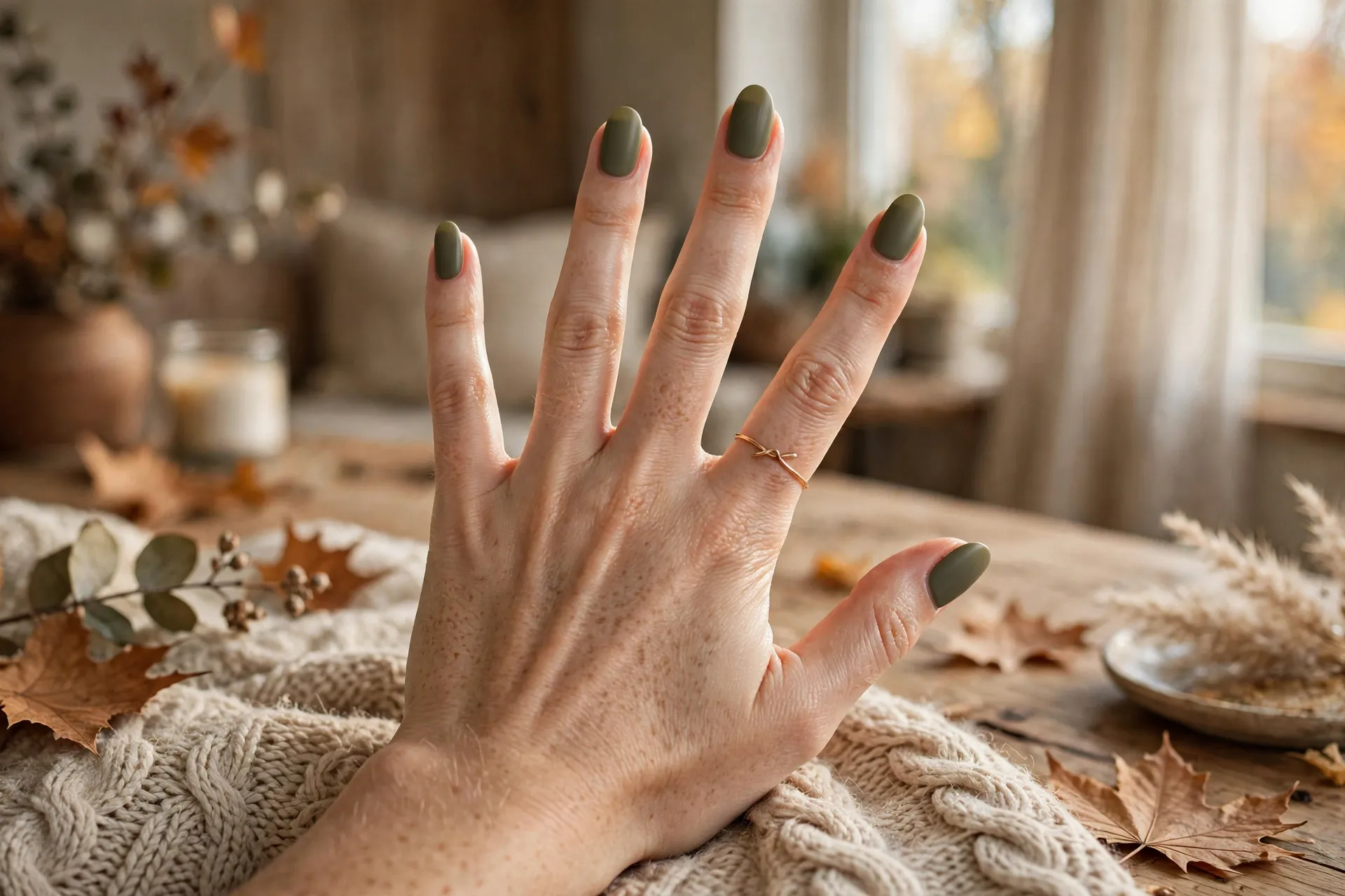 Olive Matte Pedicure