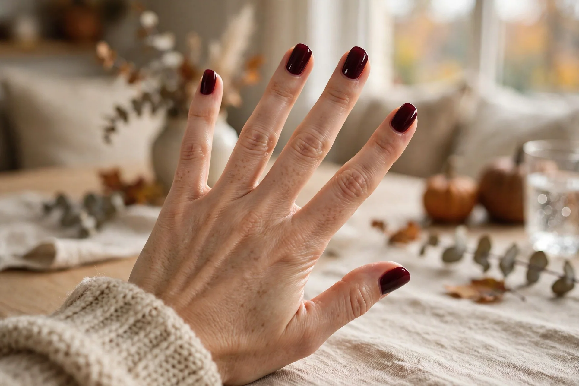 Deep Burgundy Wine