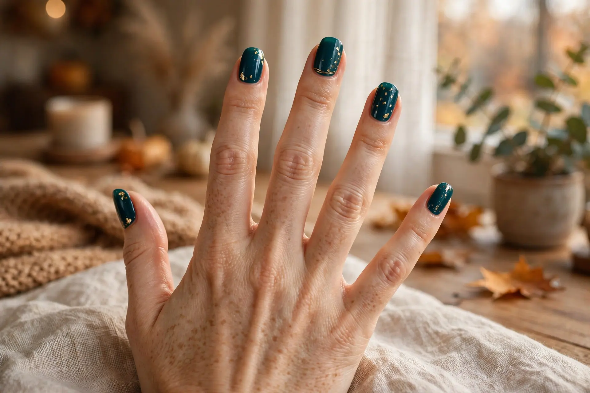 Deep Teal Toes