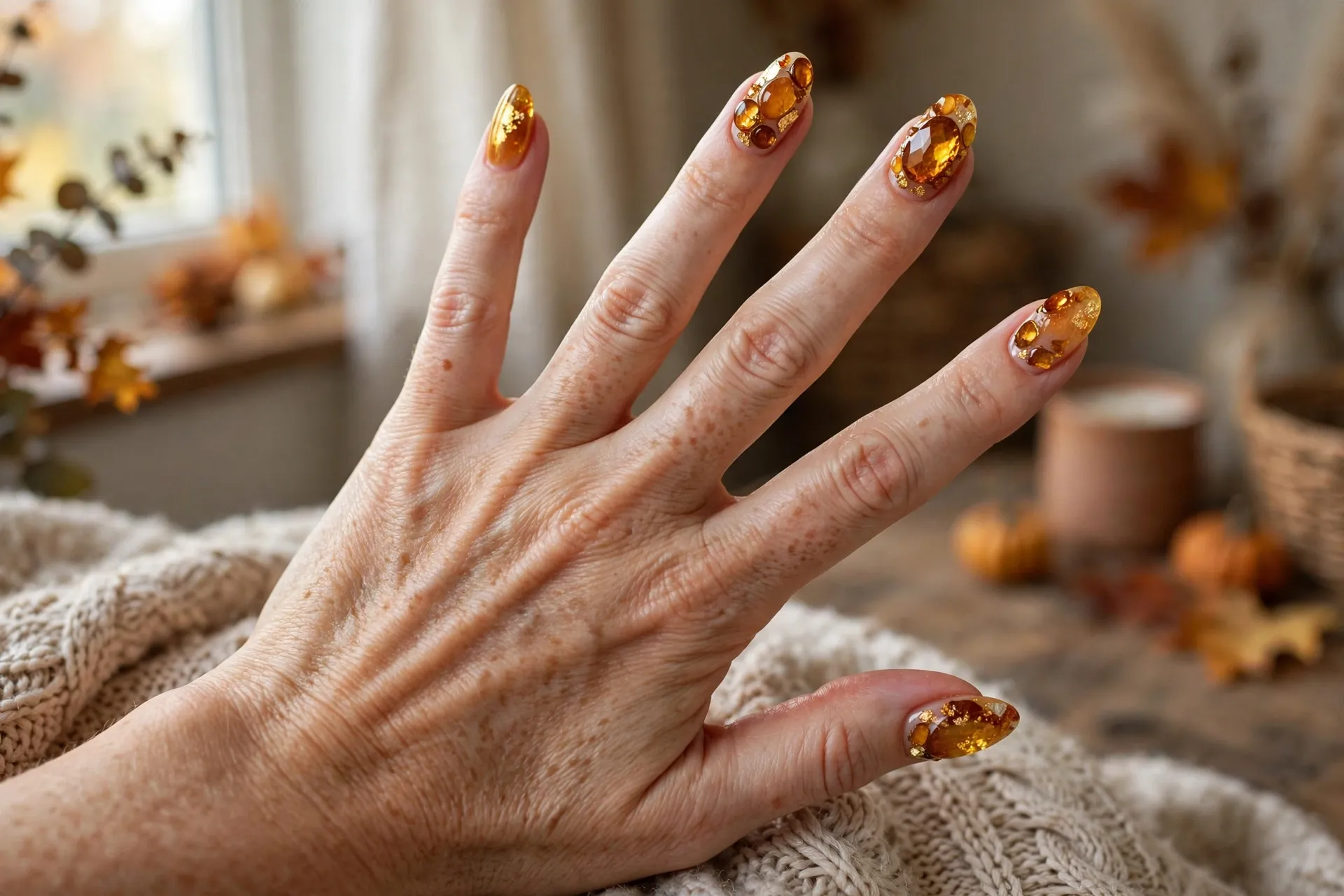 Amber Stone Toes