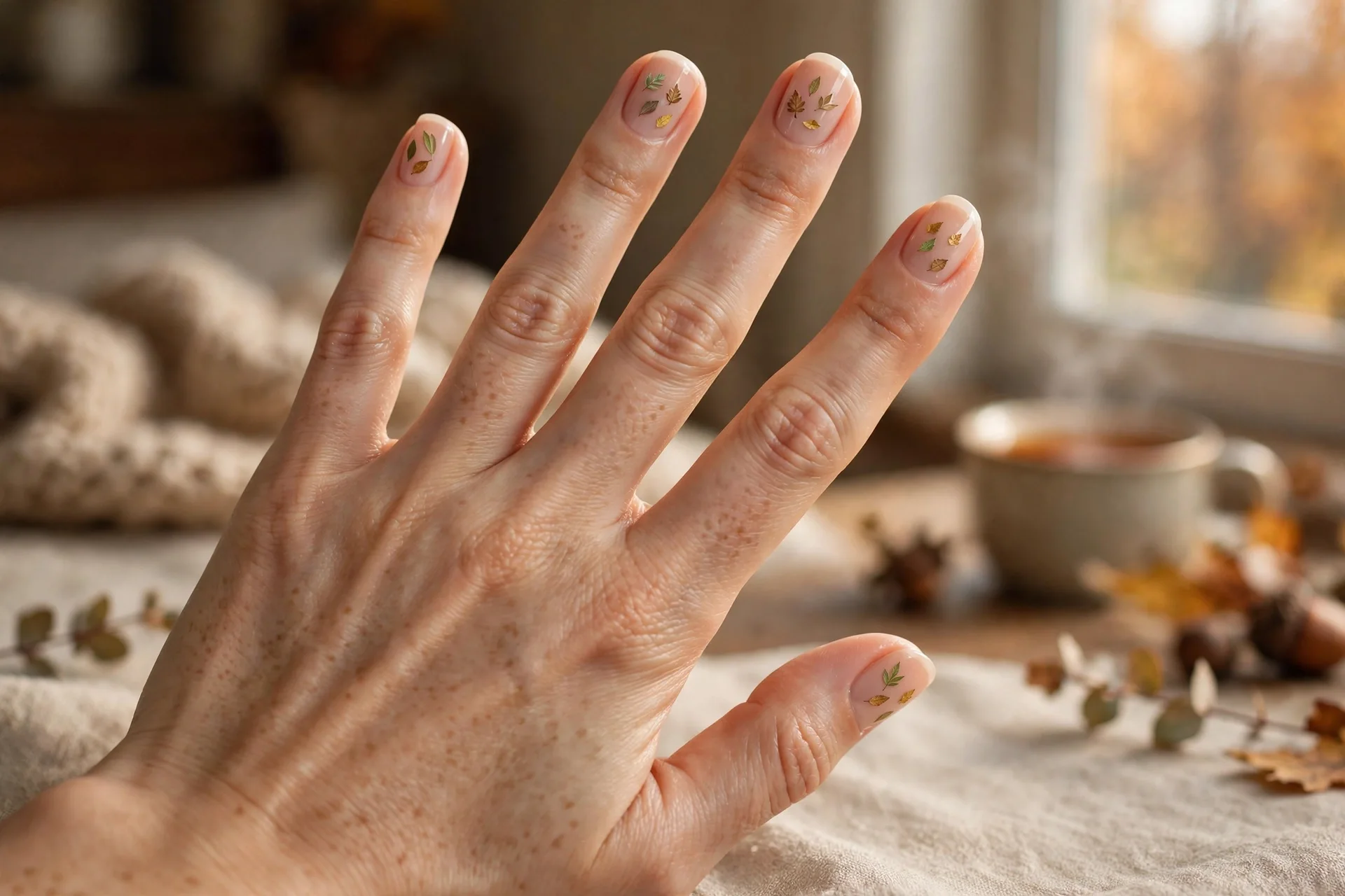 Leaf Decal Pedicure