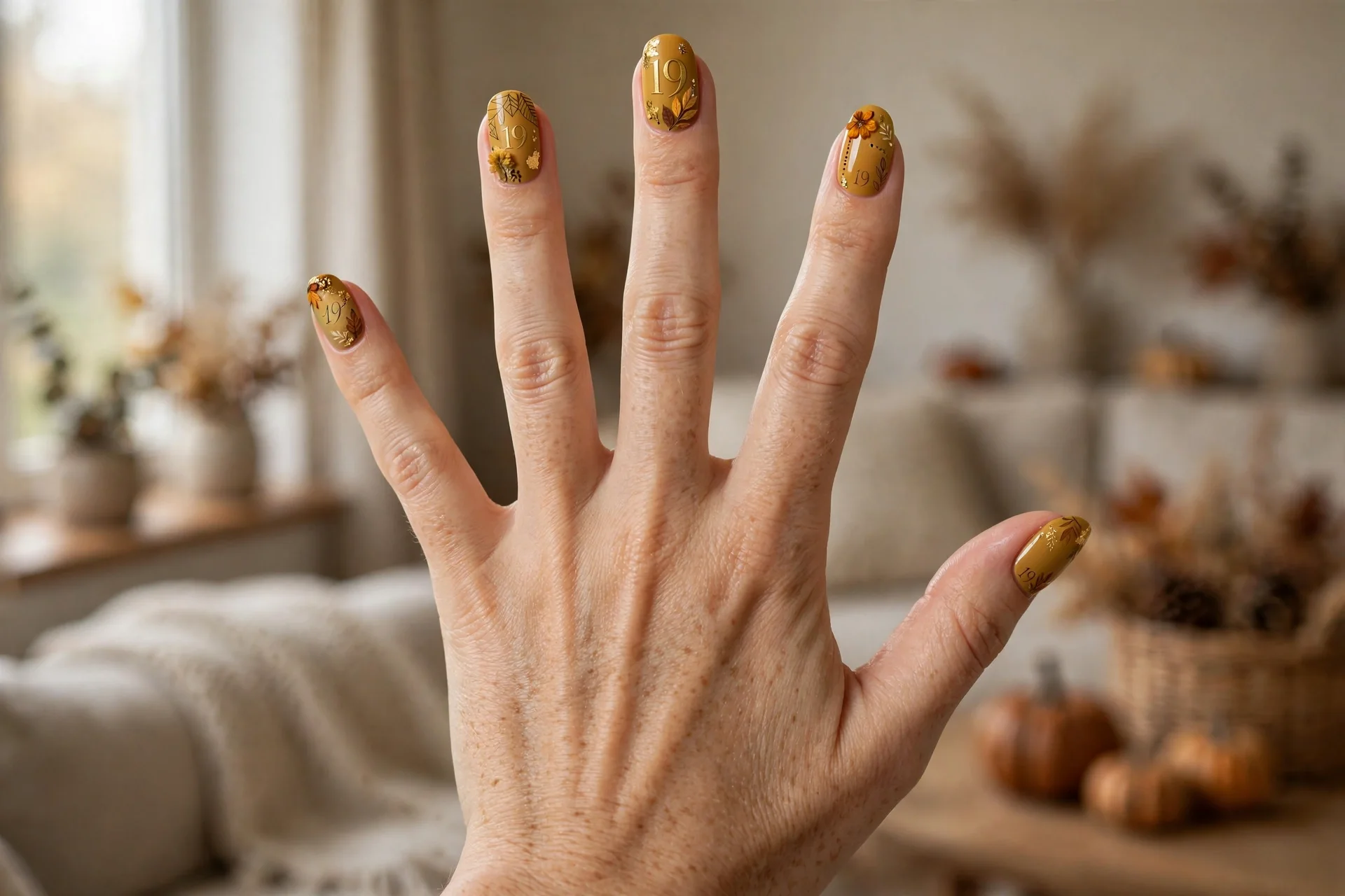 Mustard Gold Ovals
