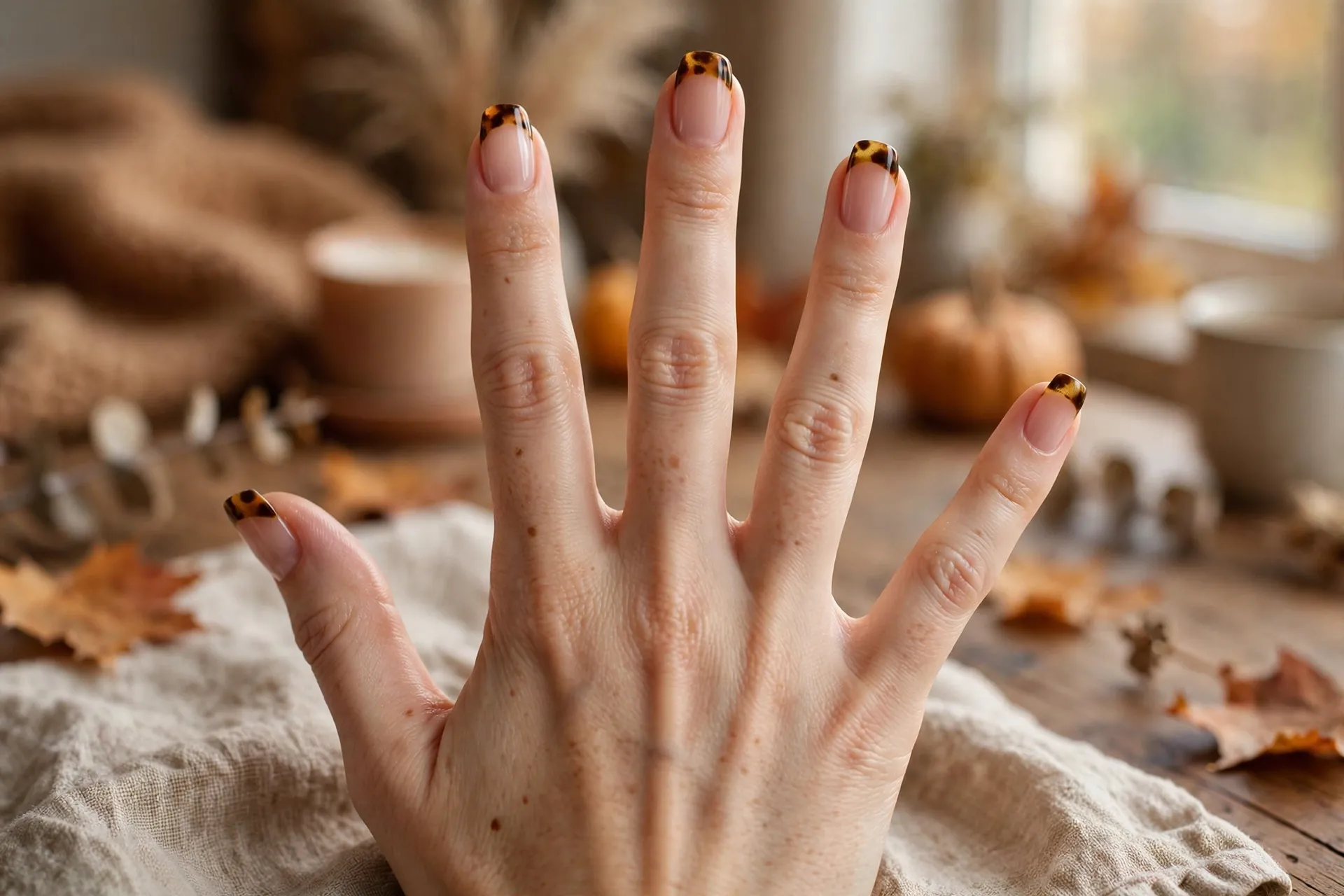 Oval Tortoiseshell Tips