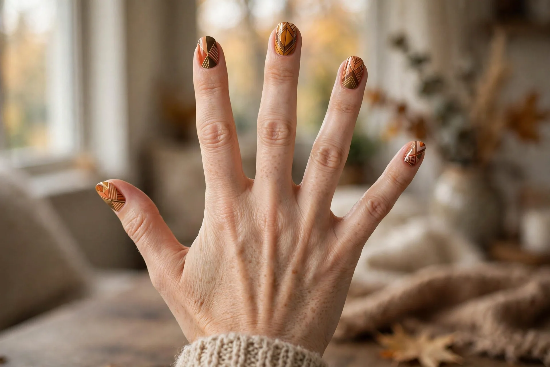 Geometric Fall Ovals