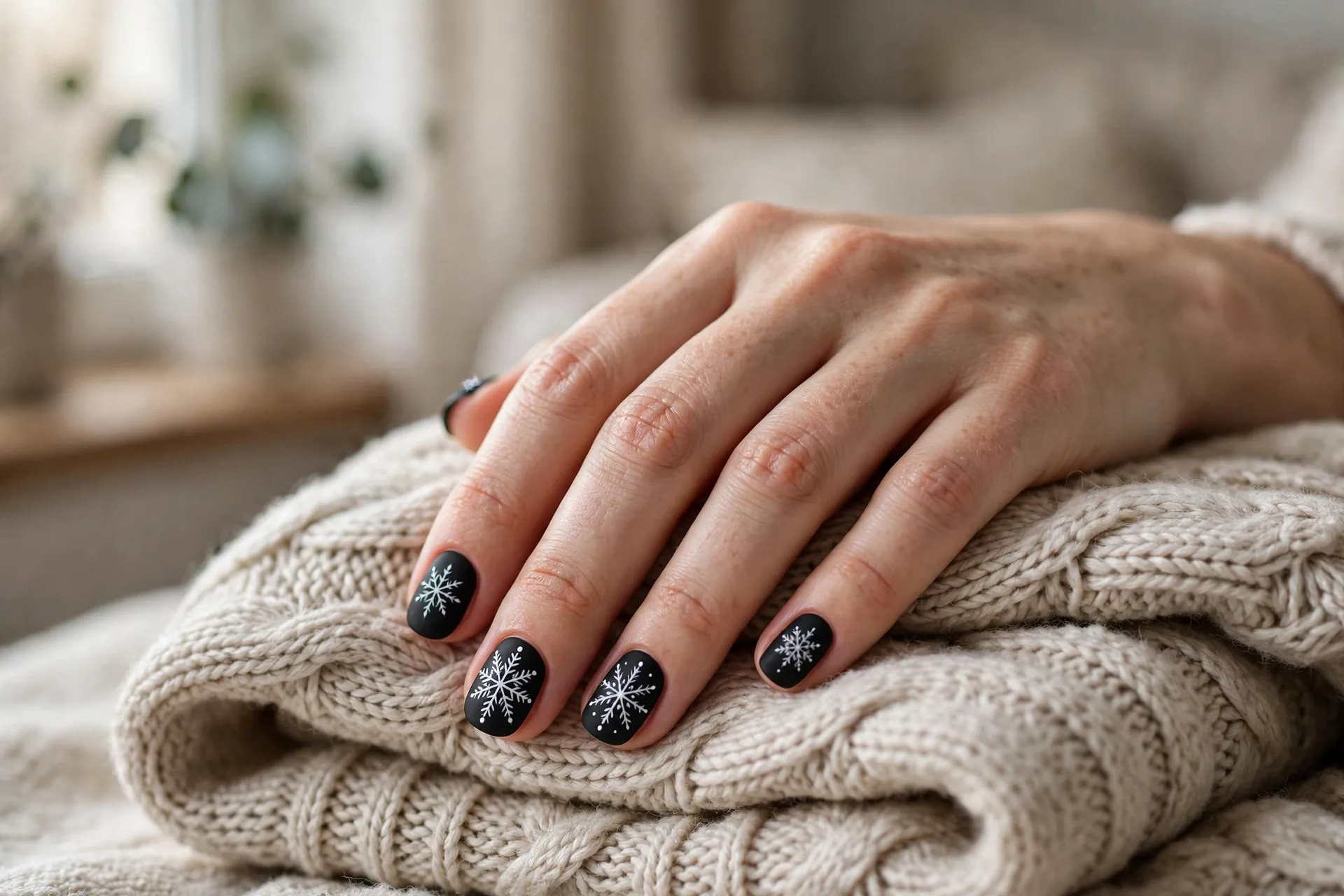 Black and White Flakes