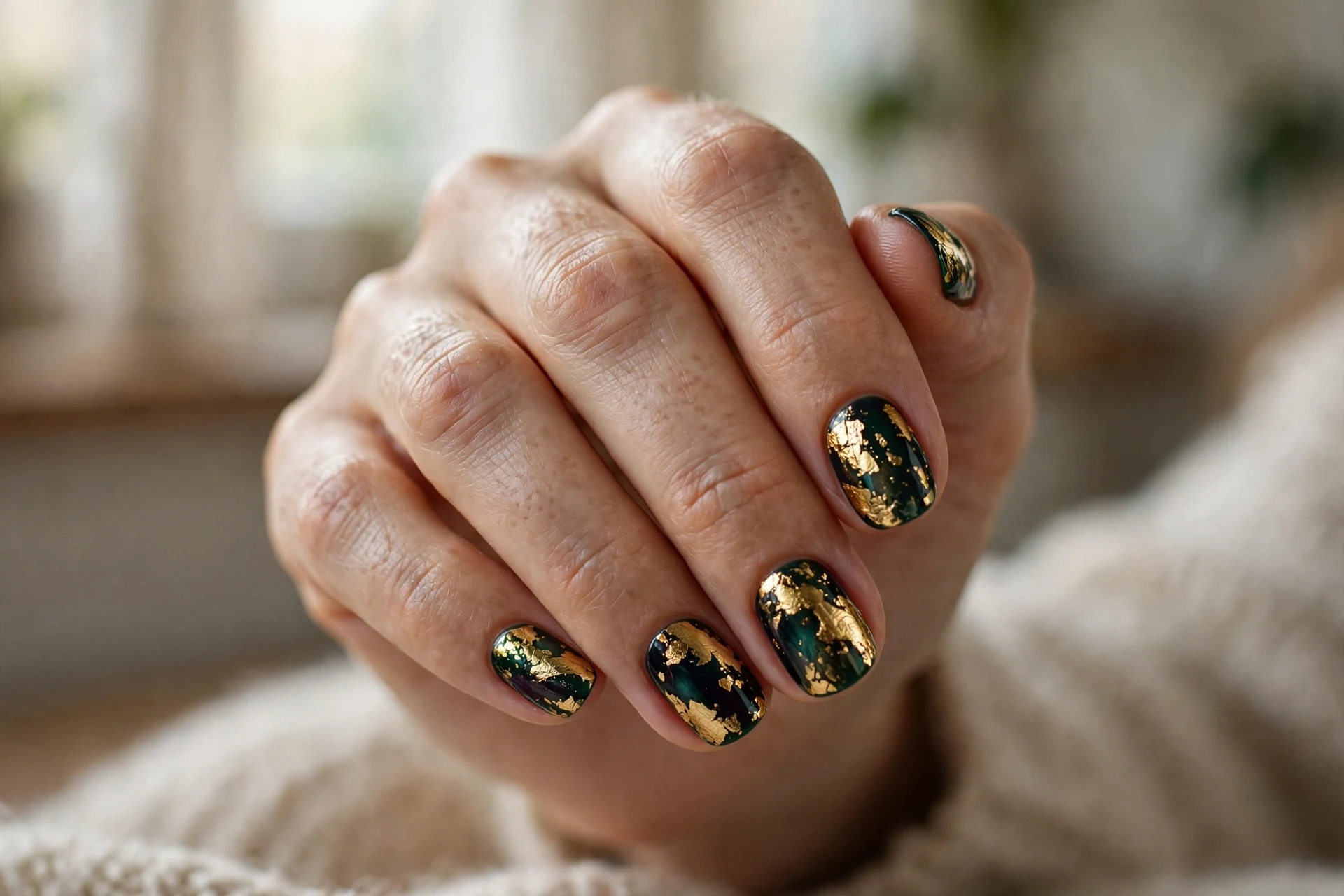 Molten Gold Foil Overlay