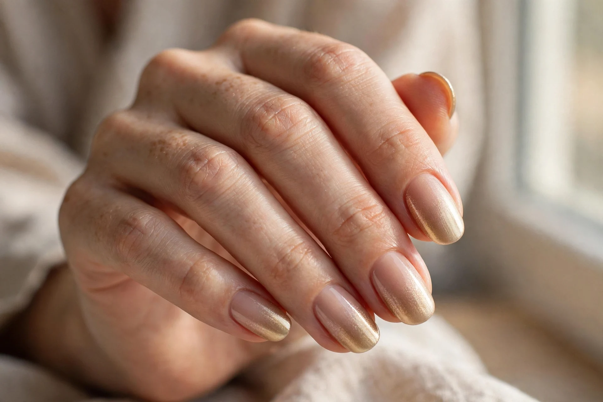 Champagne Ombré Into Nude