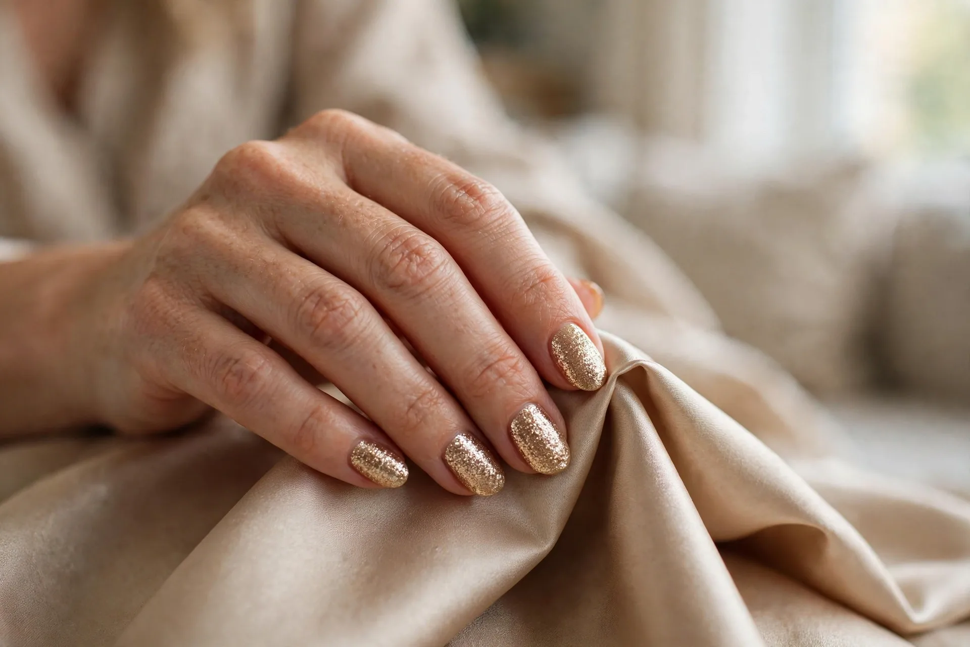 Champagne Glitter Dip