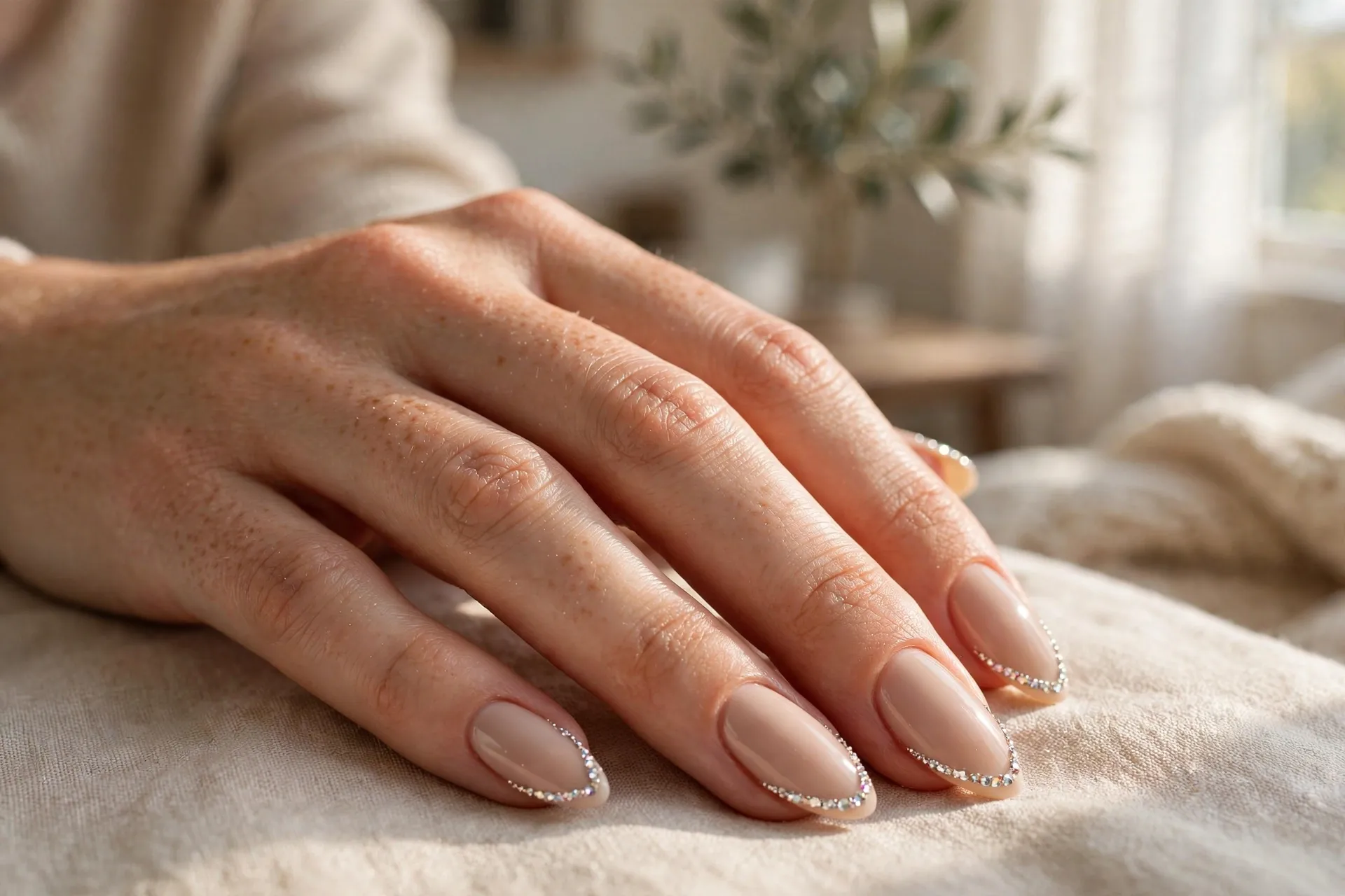 Crystal Rhinestone Tips