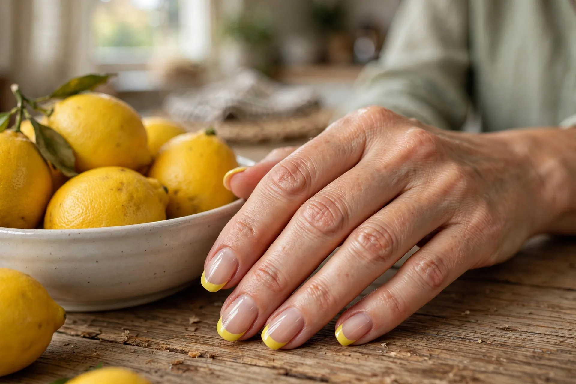 Lemon Zest Yellow Tips