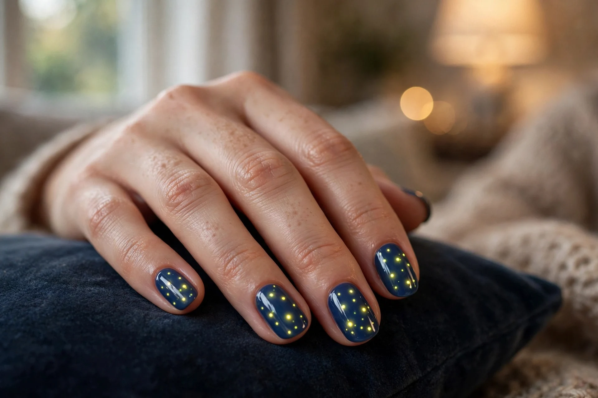 Firefly Glow Evening Nails