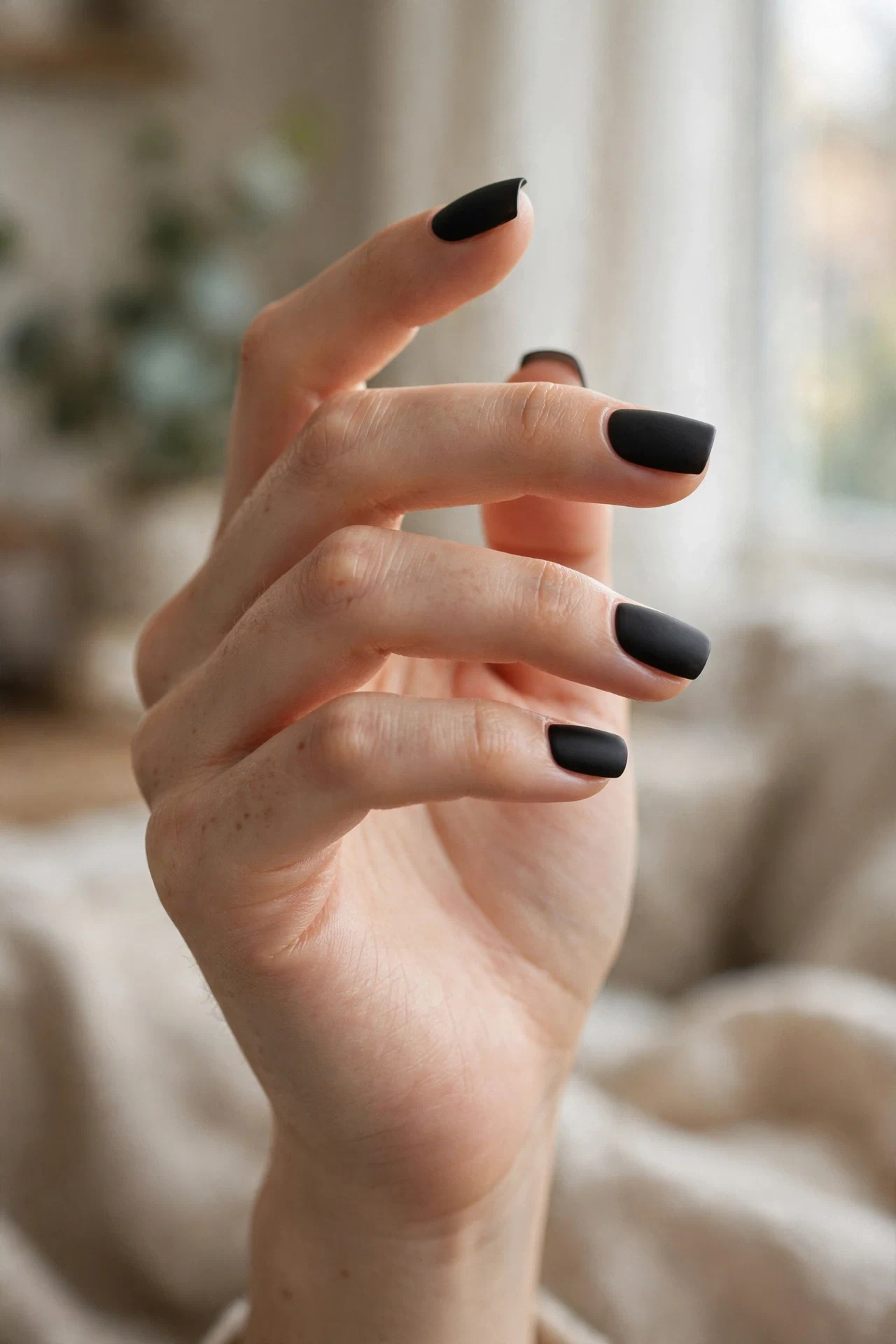 Noir Matte Square