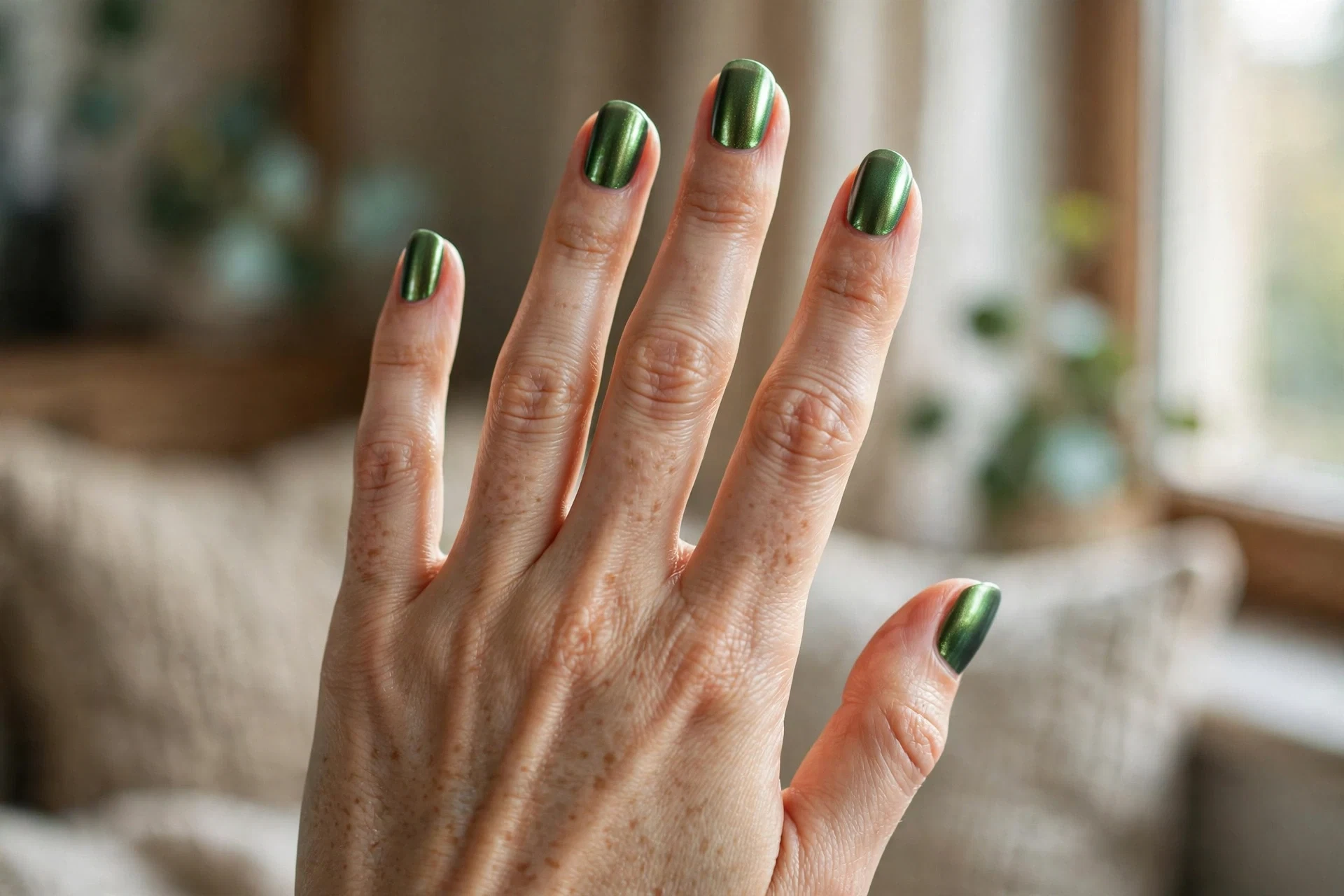 Mirrored Pine green