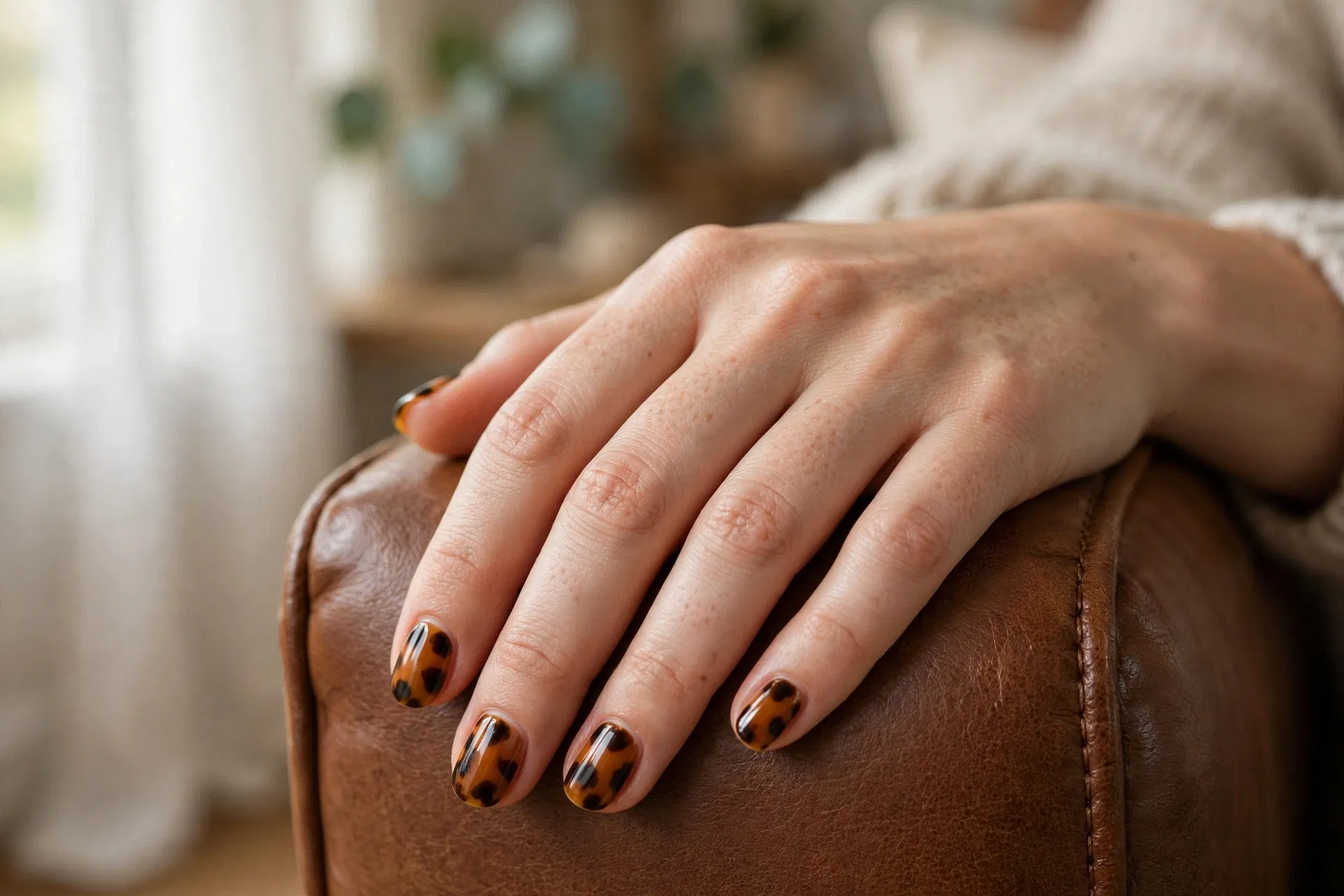 Polished Tortoise brown