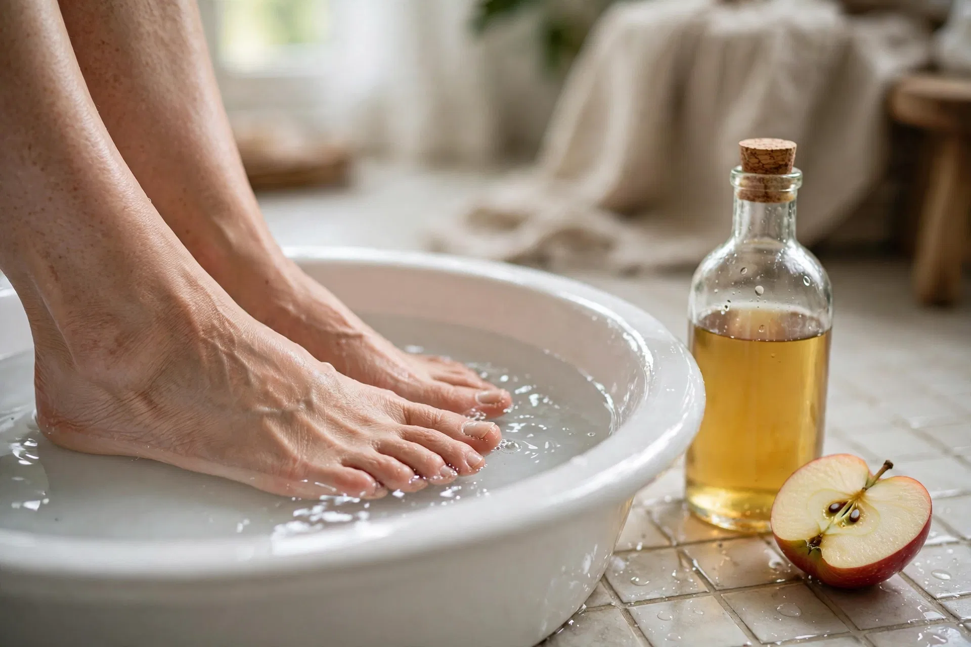 Apple Cider Vinegar Soak