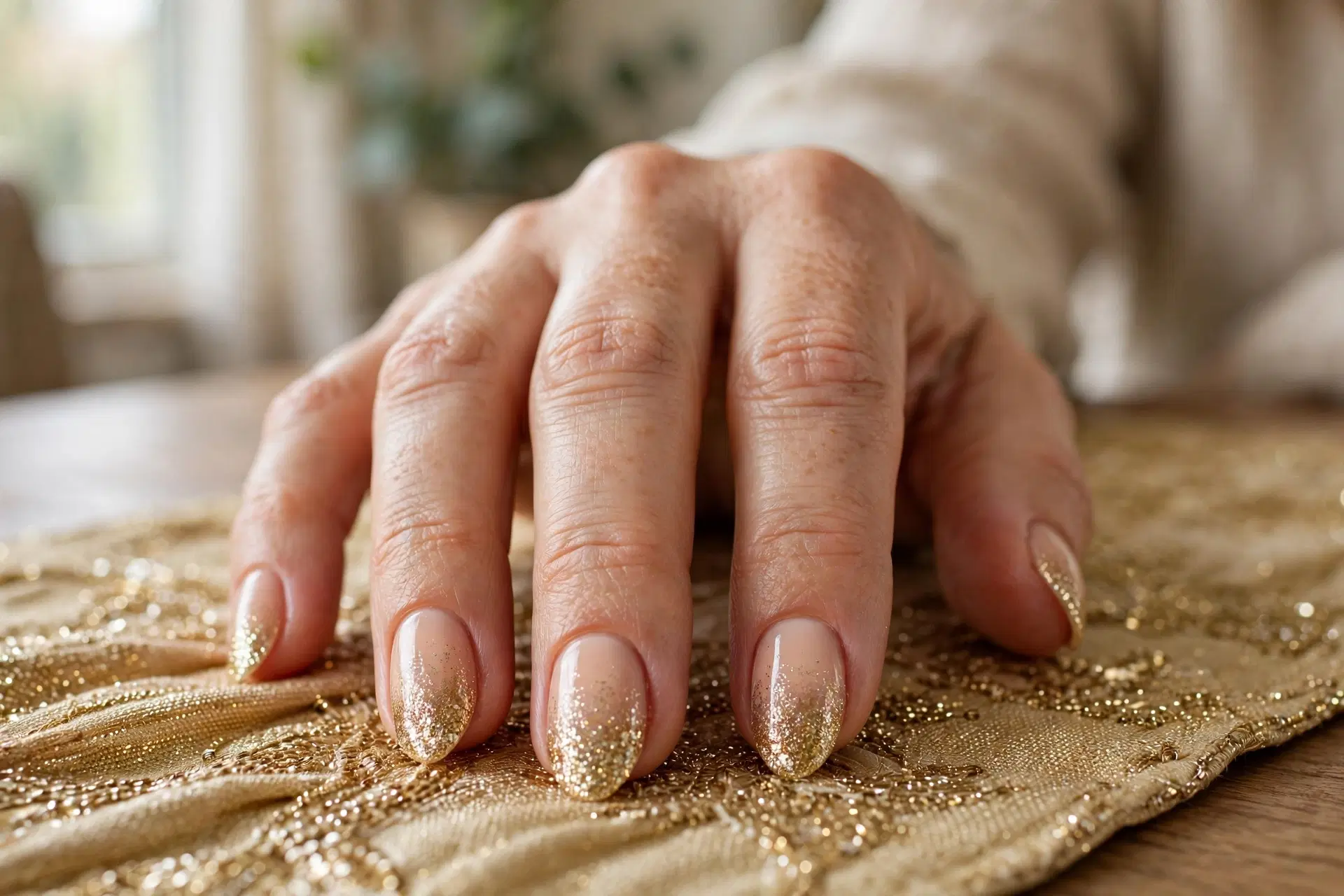 Glitter Ombre Nails