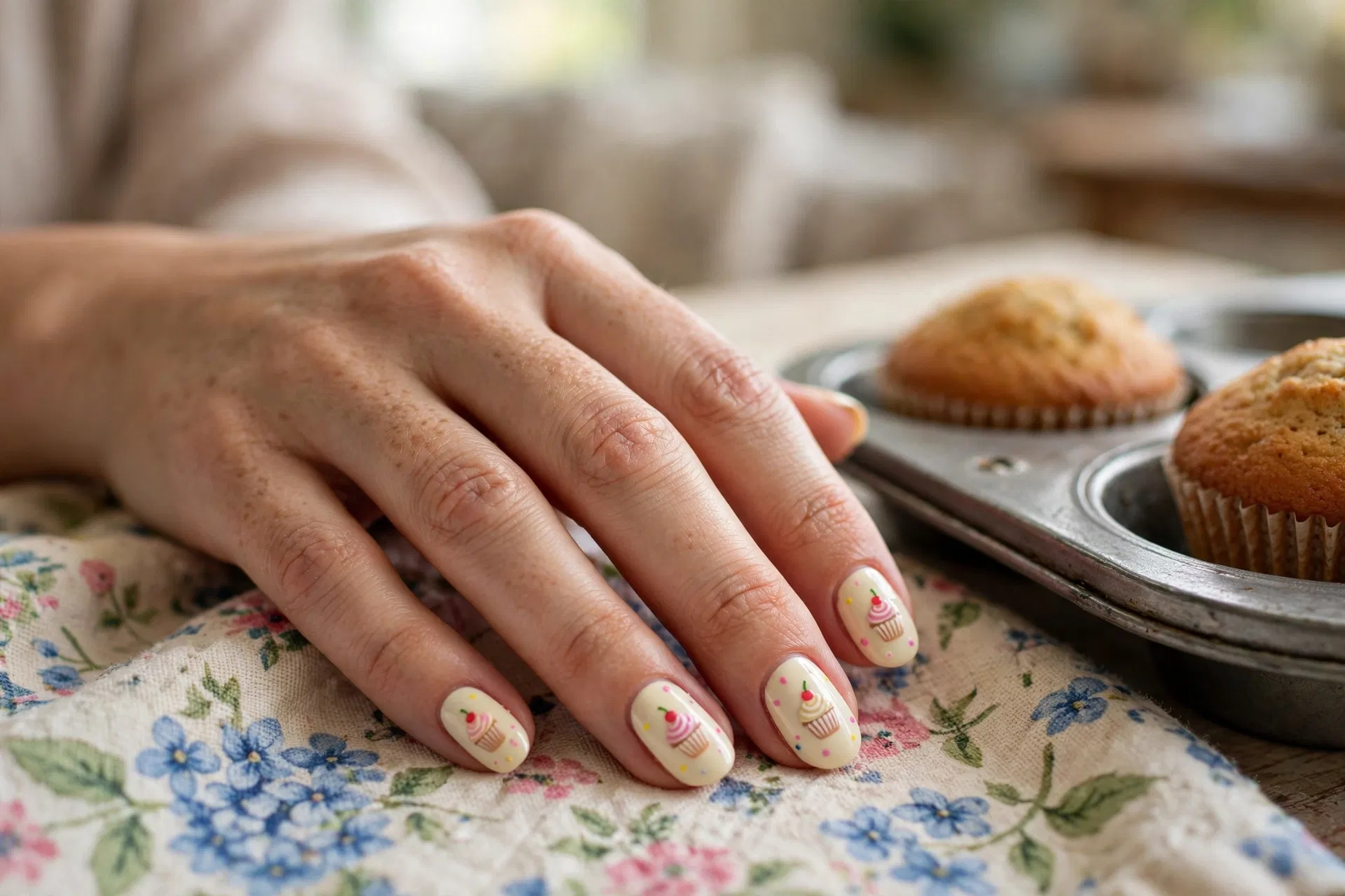 Cupcake Art Nails
