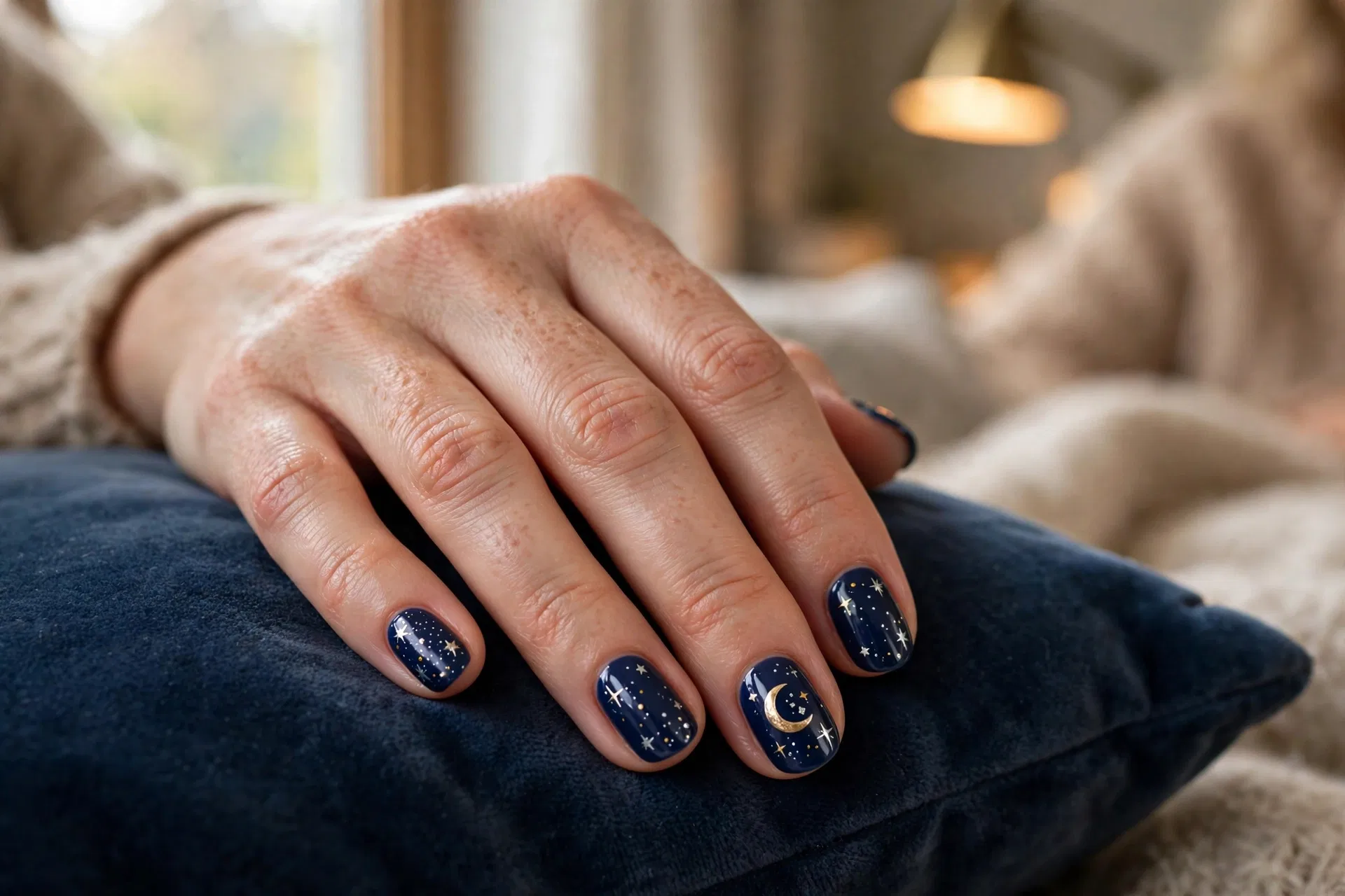 Starry Night Party Nails