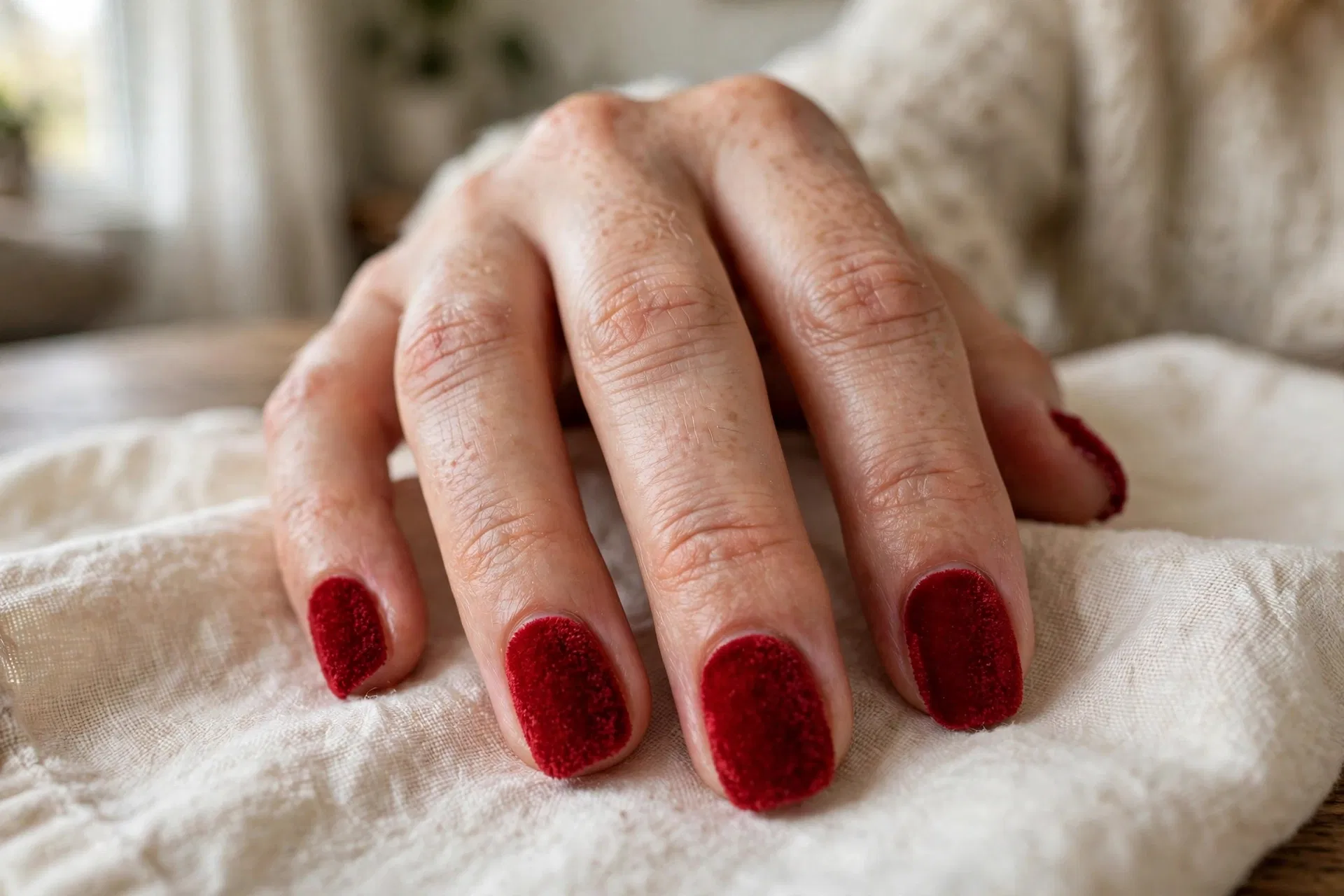 Velvet Cake Nails