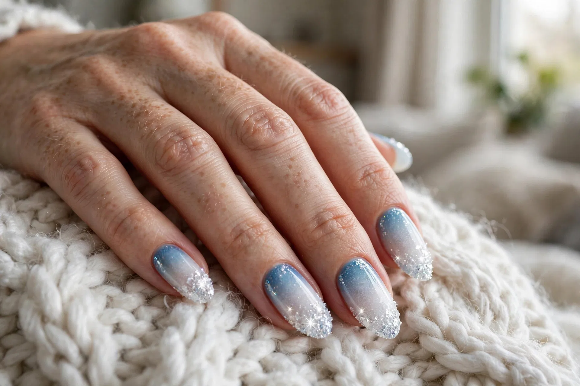 Icicle Gradient Nails