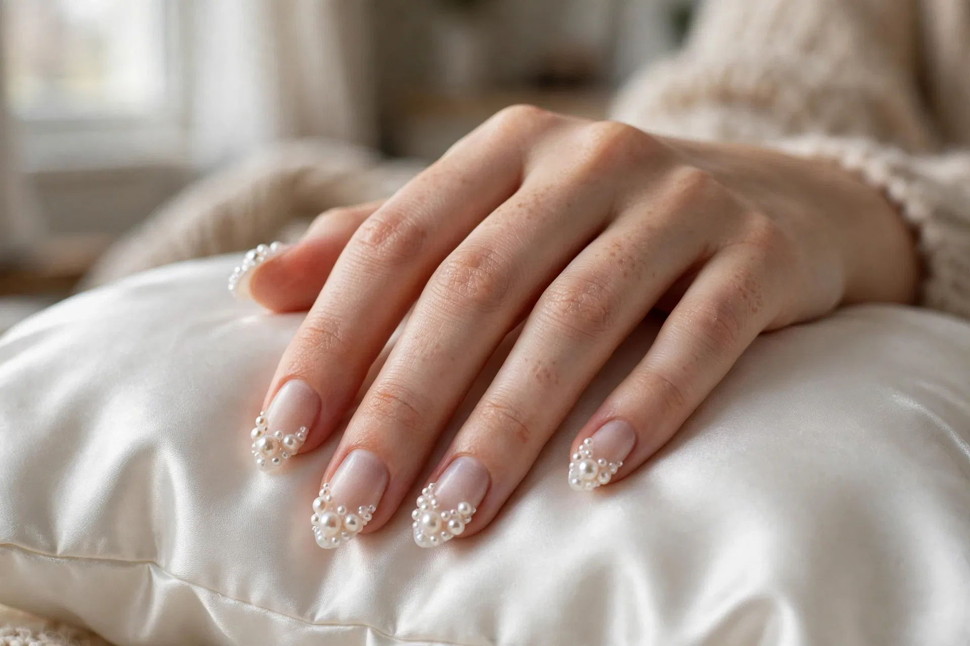 Winter Pearl Cluster Tips