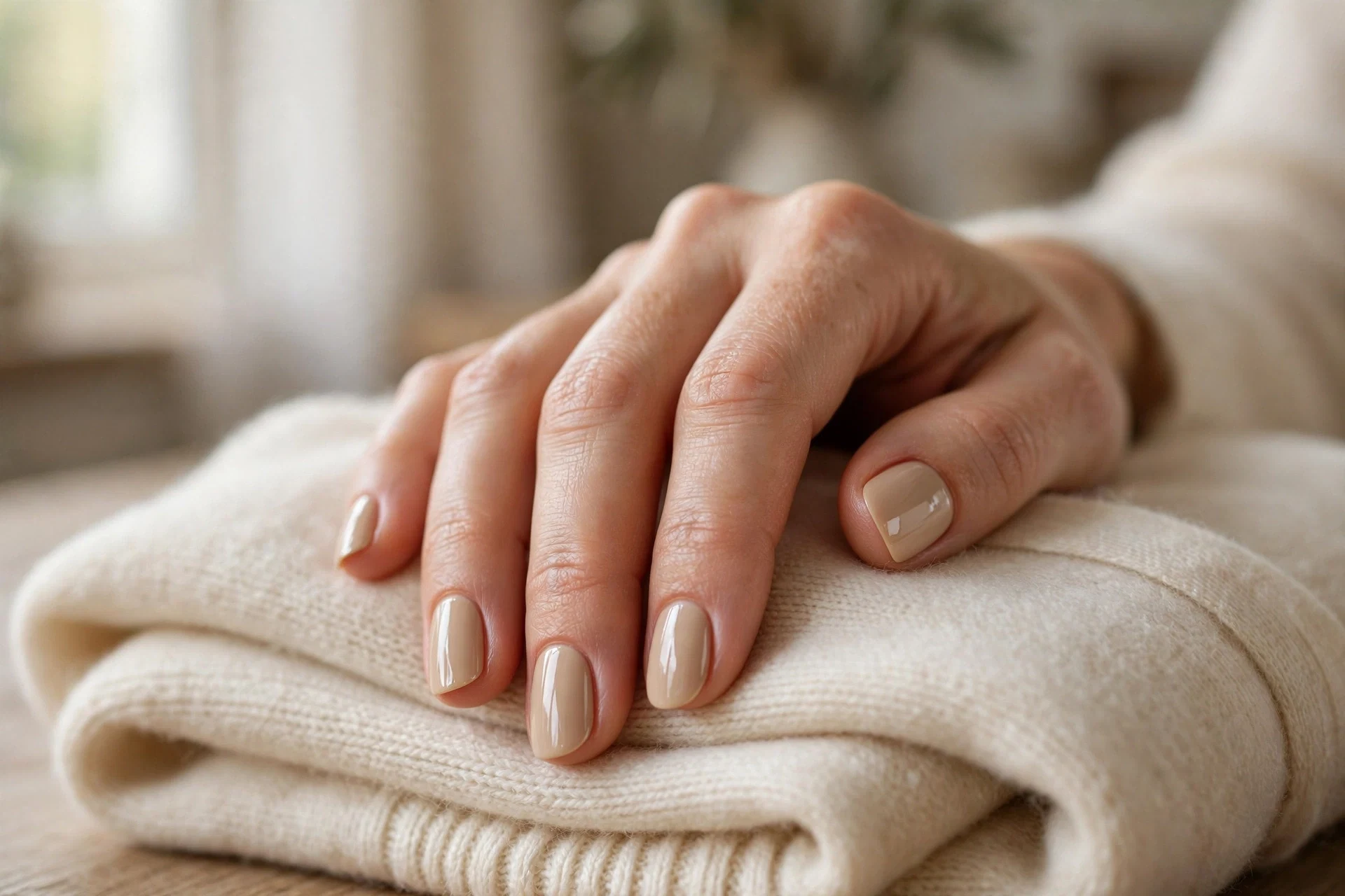Cashmere Beige Nails