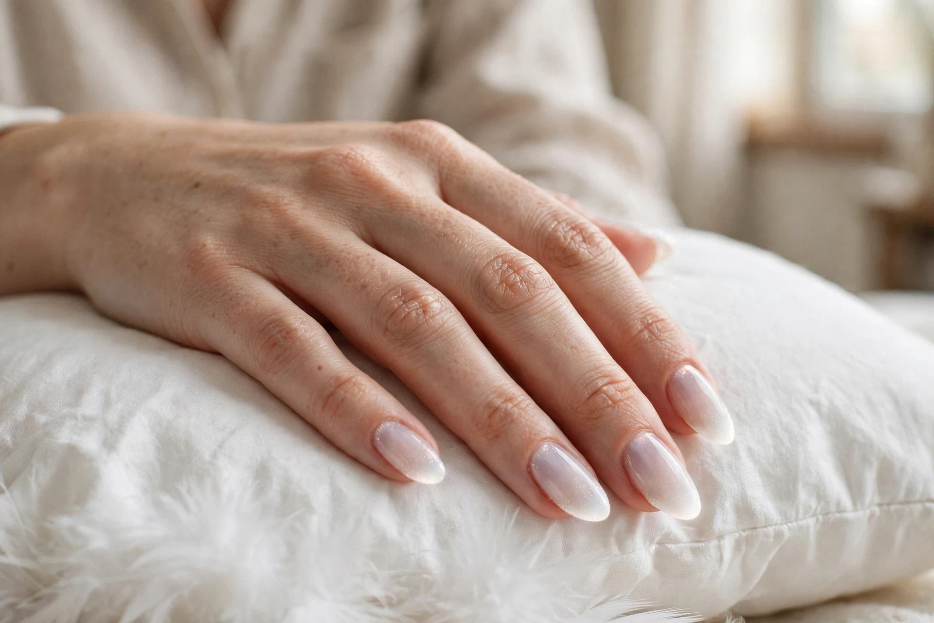 Snow Angel Milky Tips