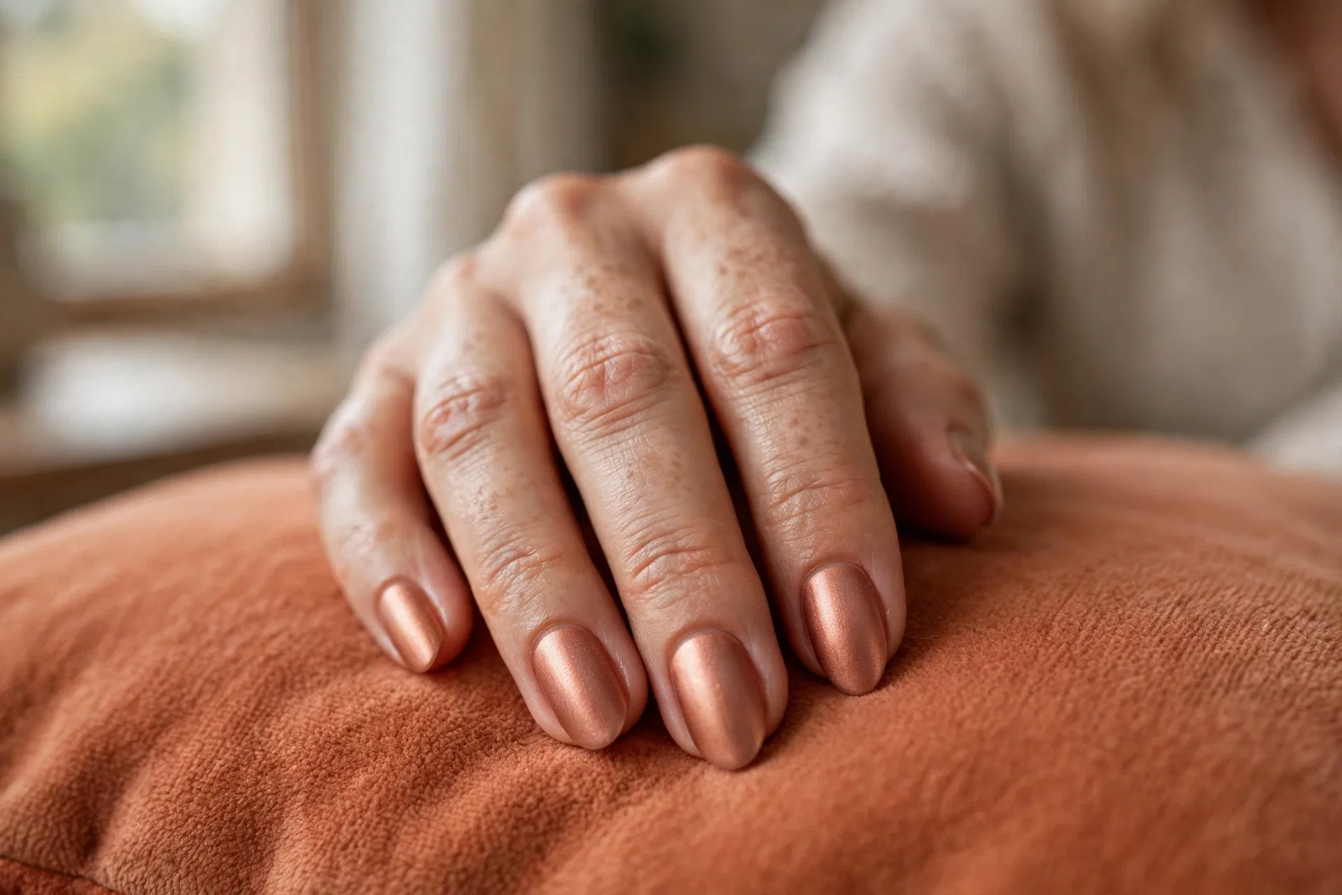 Frosted Copper Nails