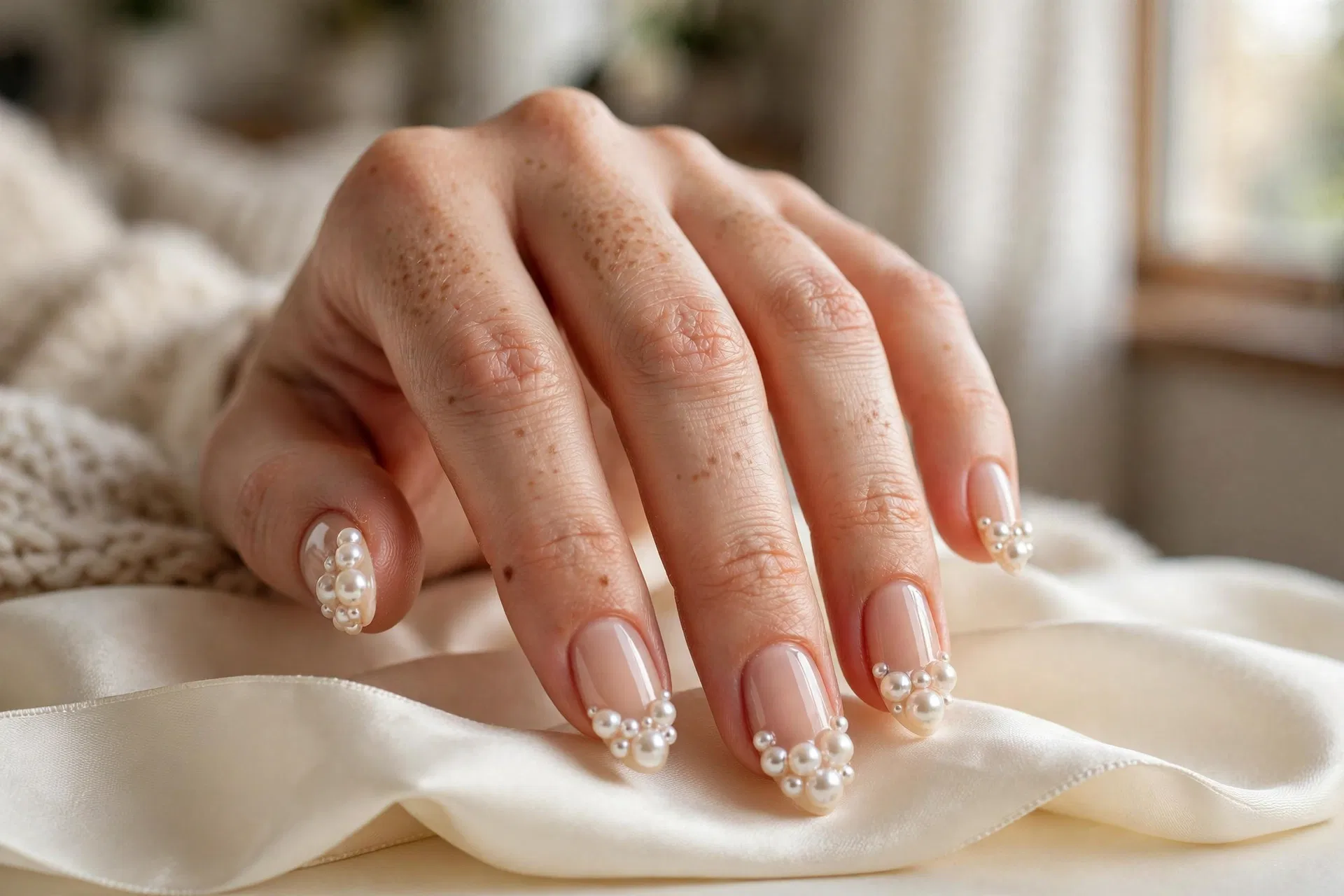 Winter Pearl Cluster Tips