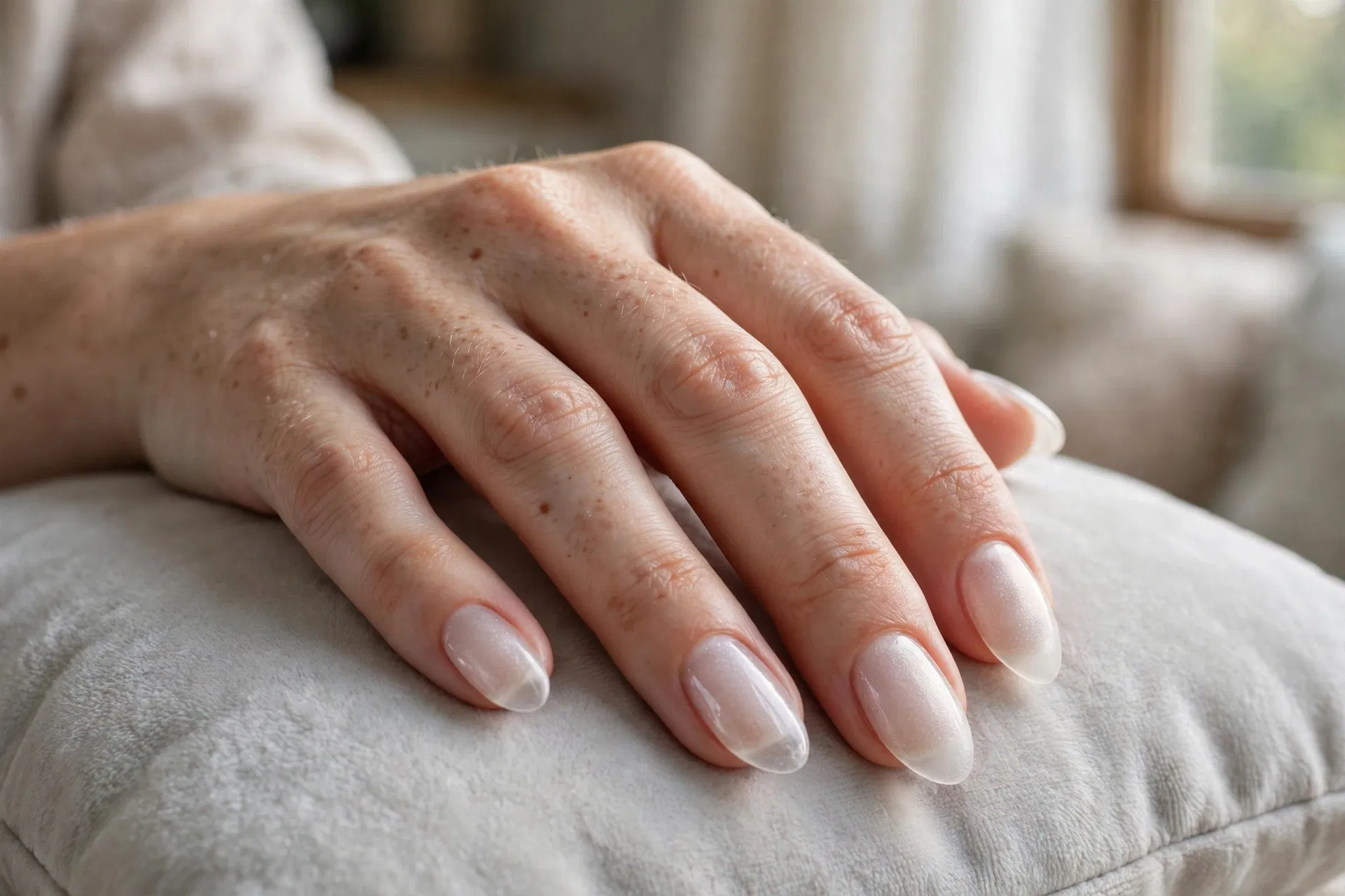 Frosted Glass Nails