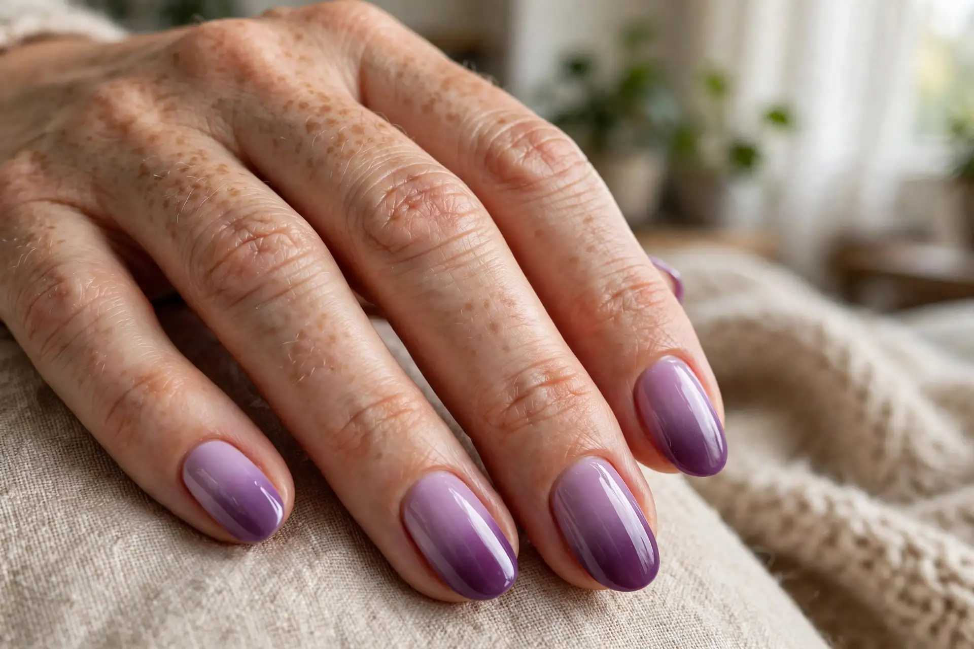Lilac to Plum Gradient
