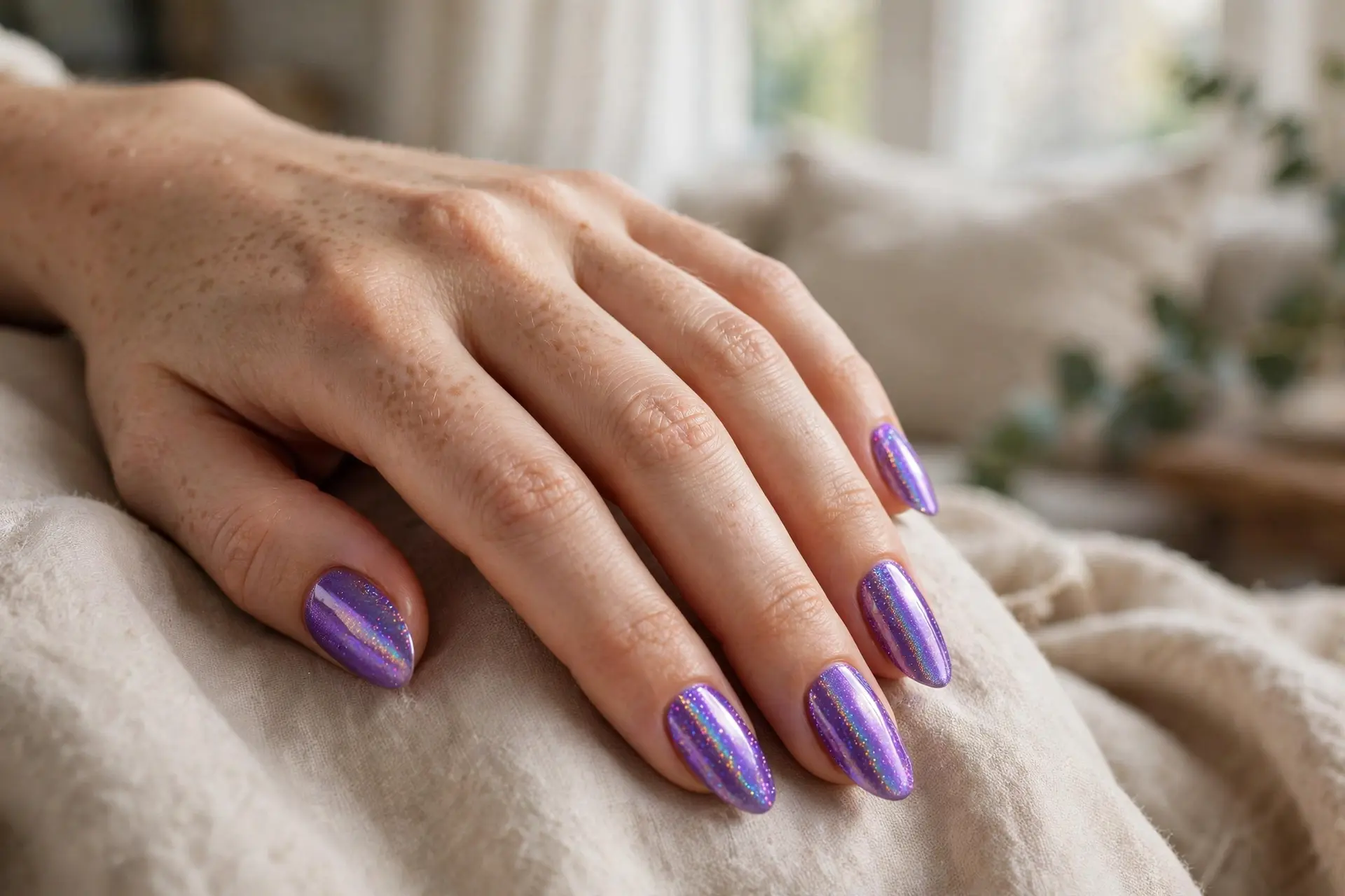 Holographic Purple Shimmer