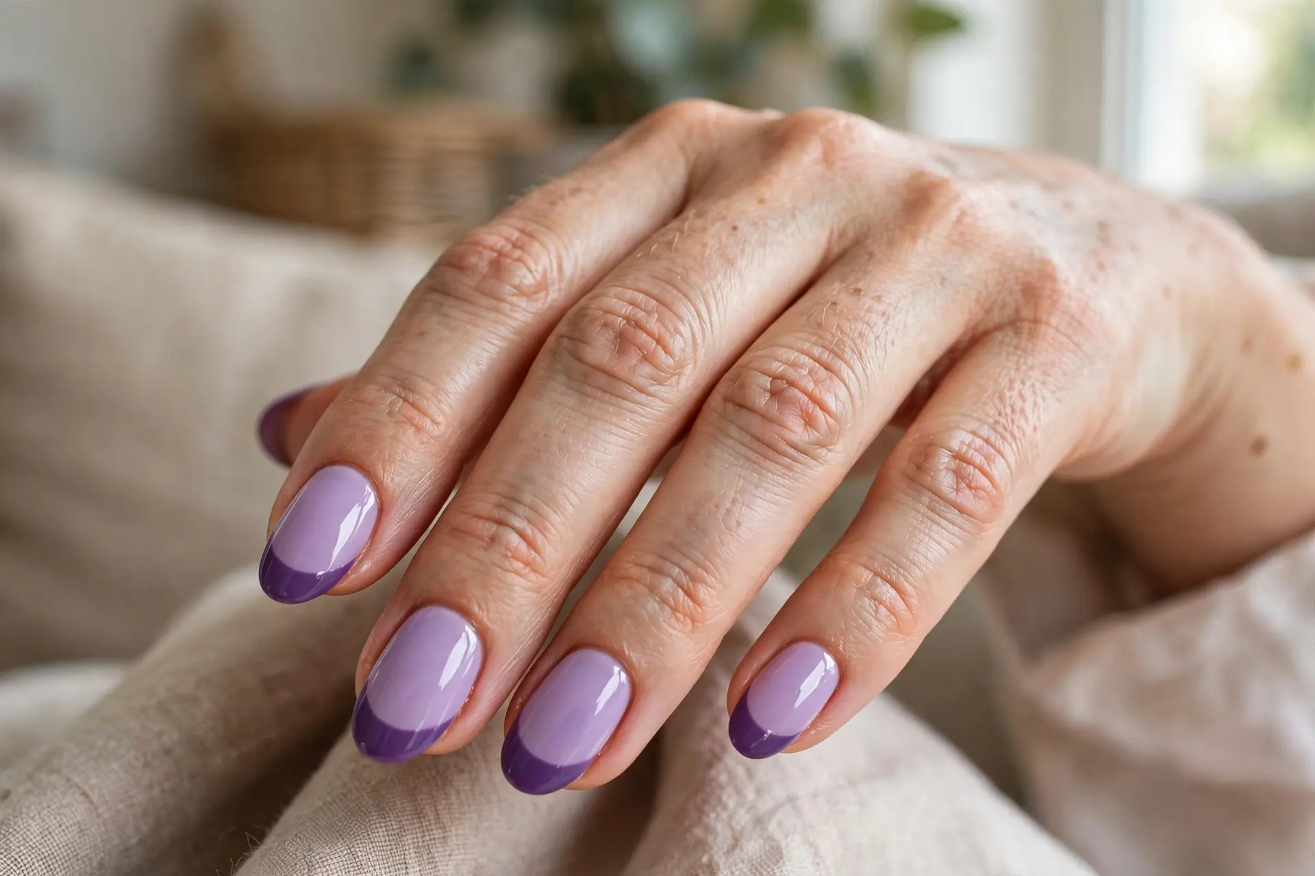 Two-Tone Purple French