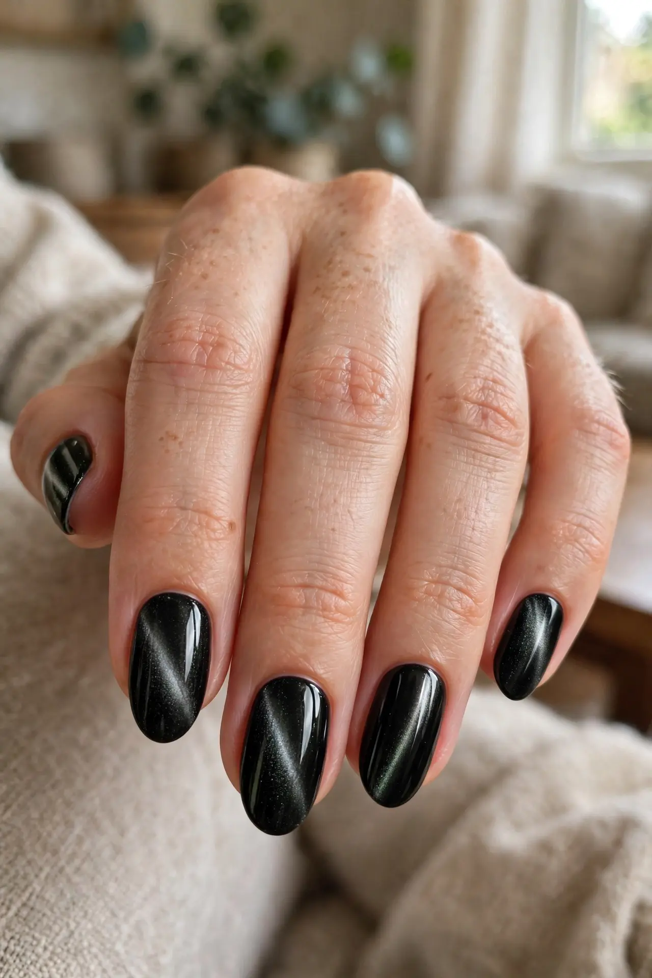 Black Cat-Eye Magnetic