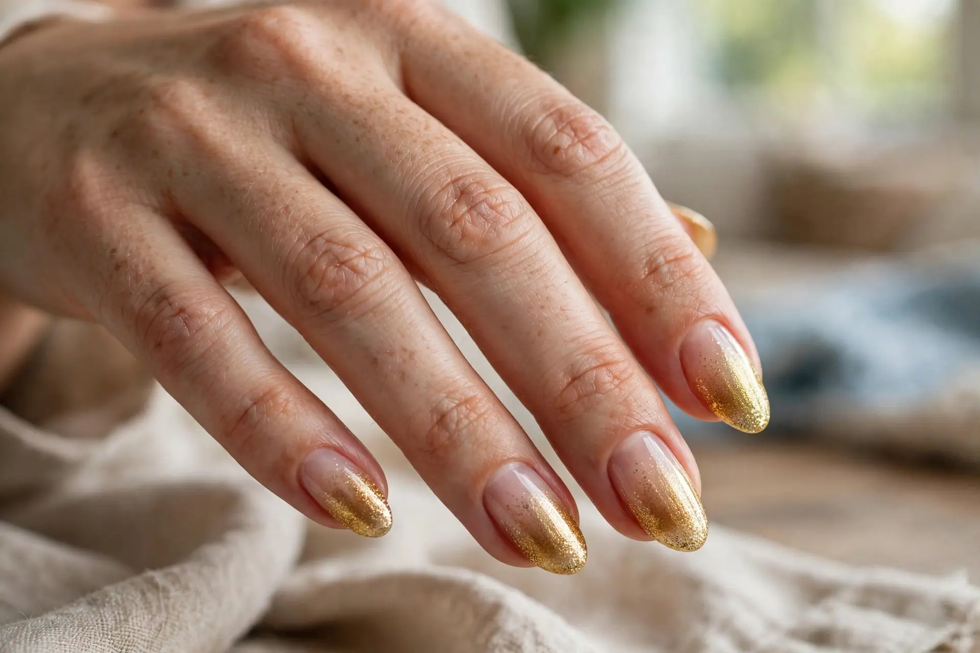 Gold Ombre Fade