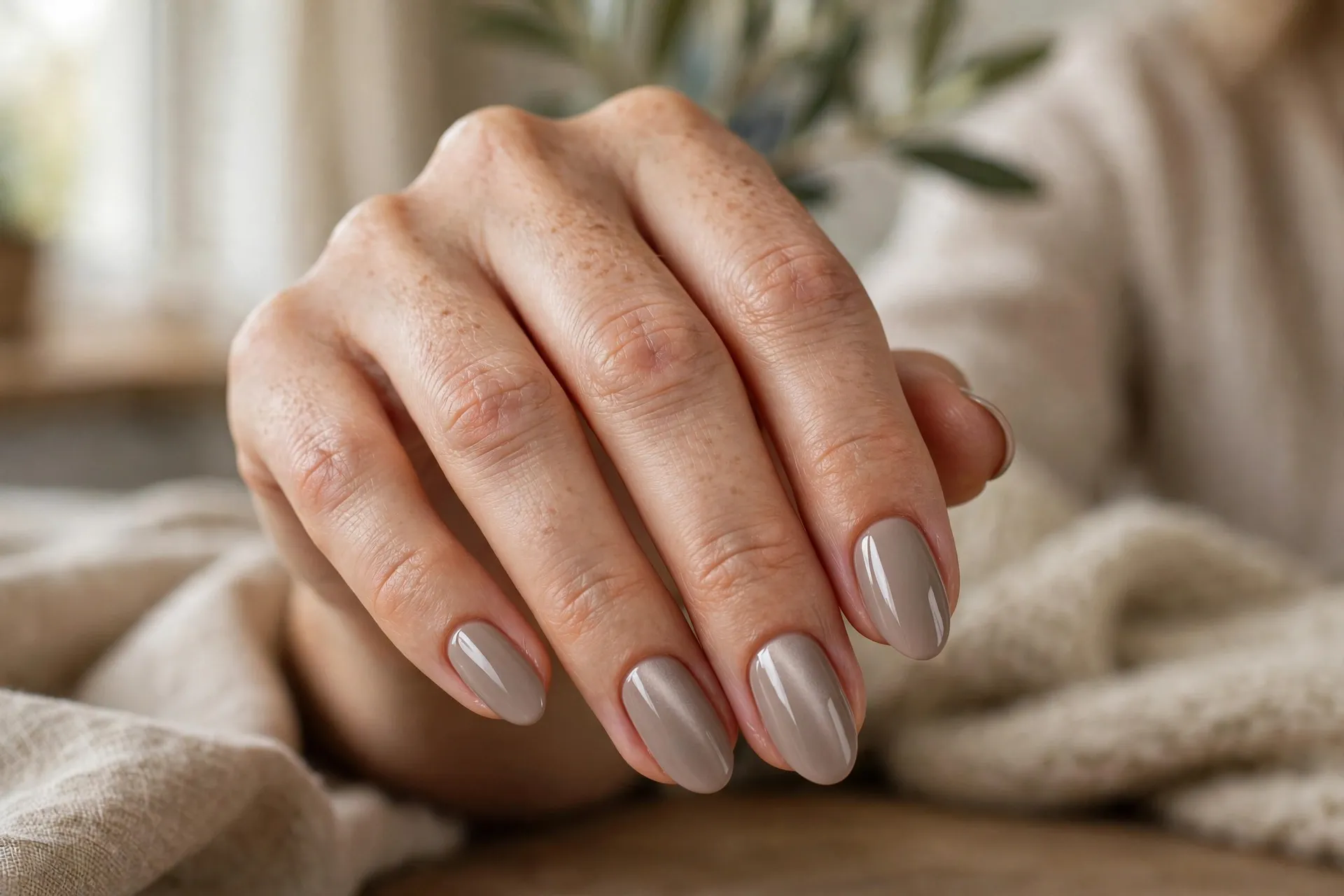 Taupe Silk