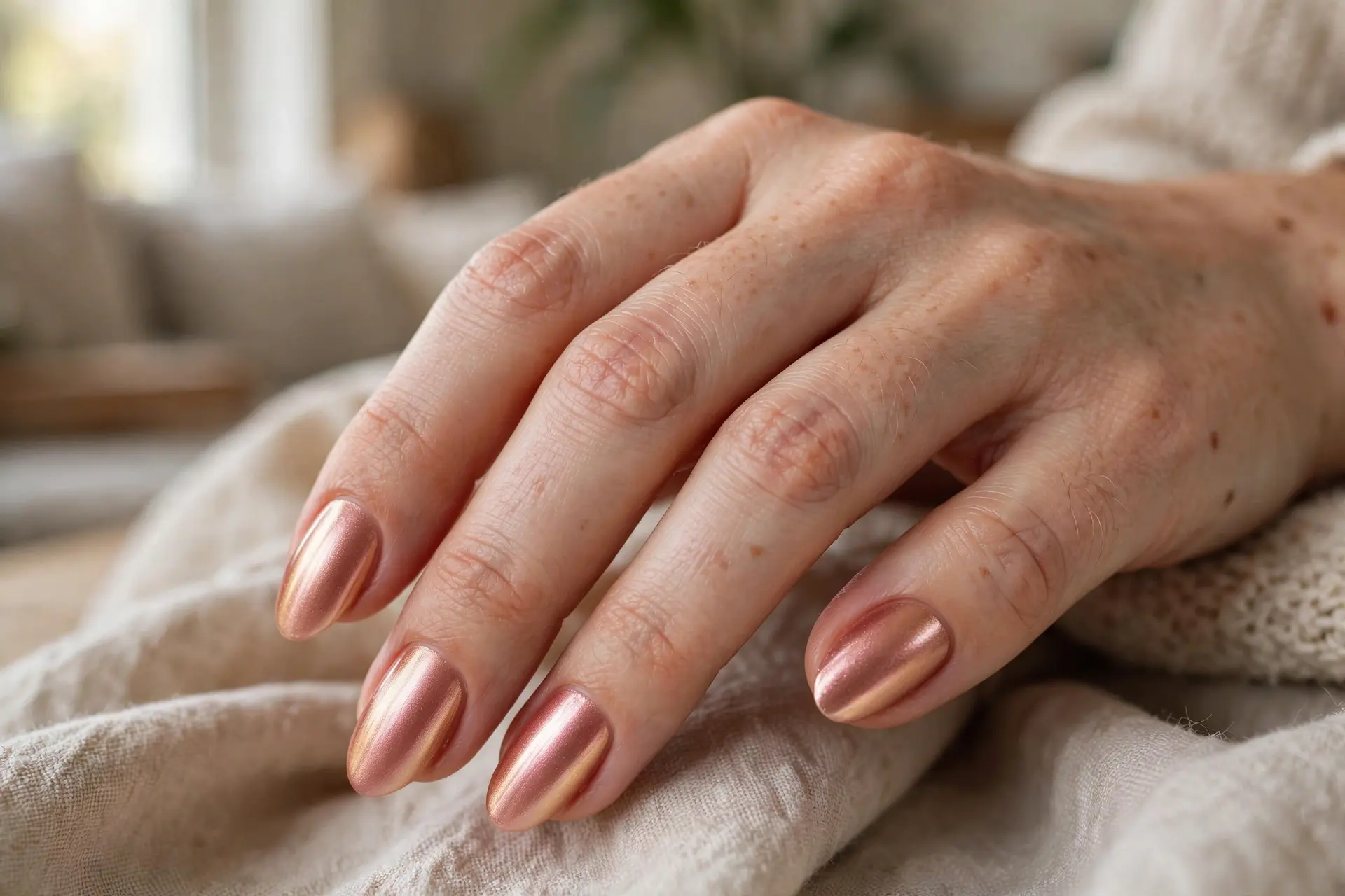 Rosé Metallic Sheen