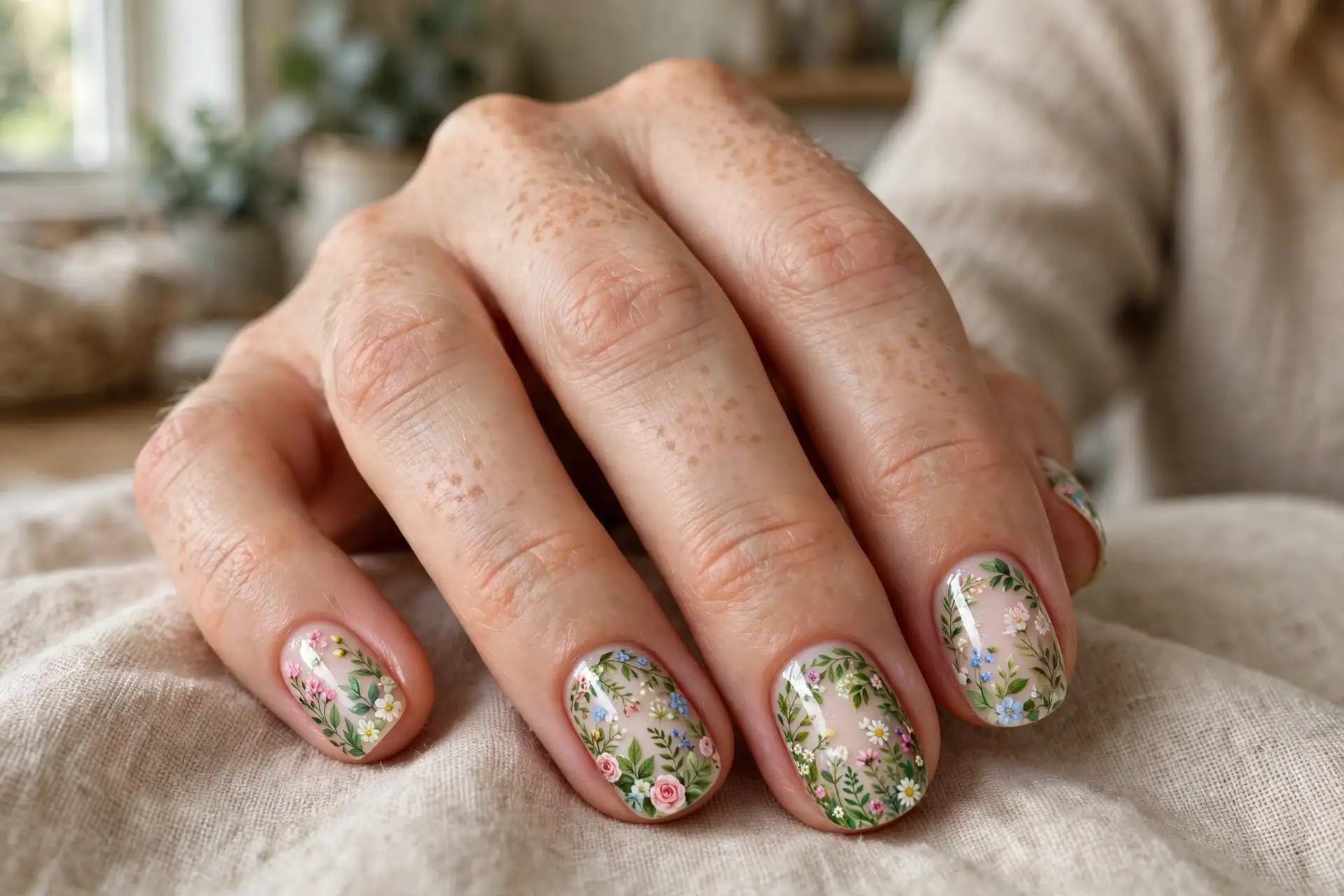 Floral Round Garden