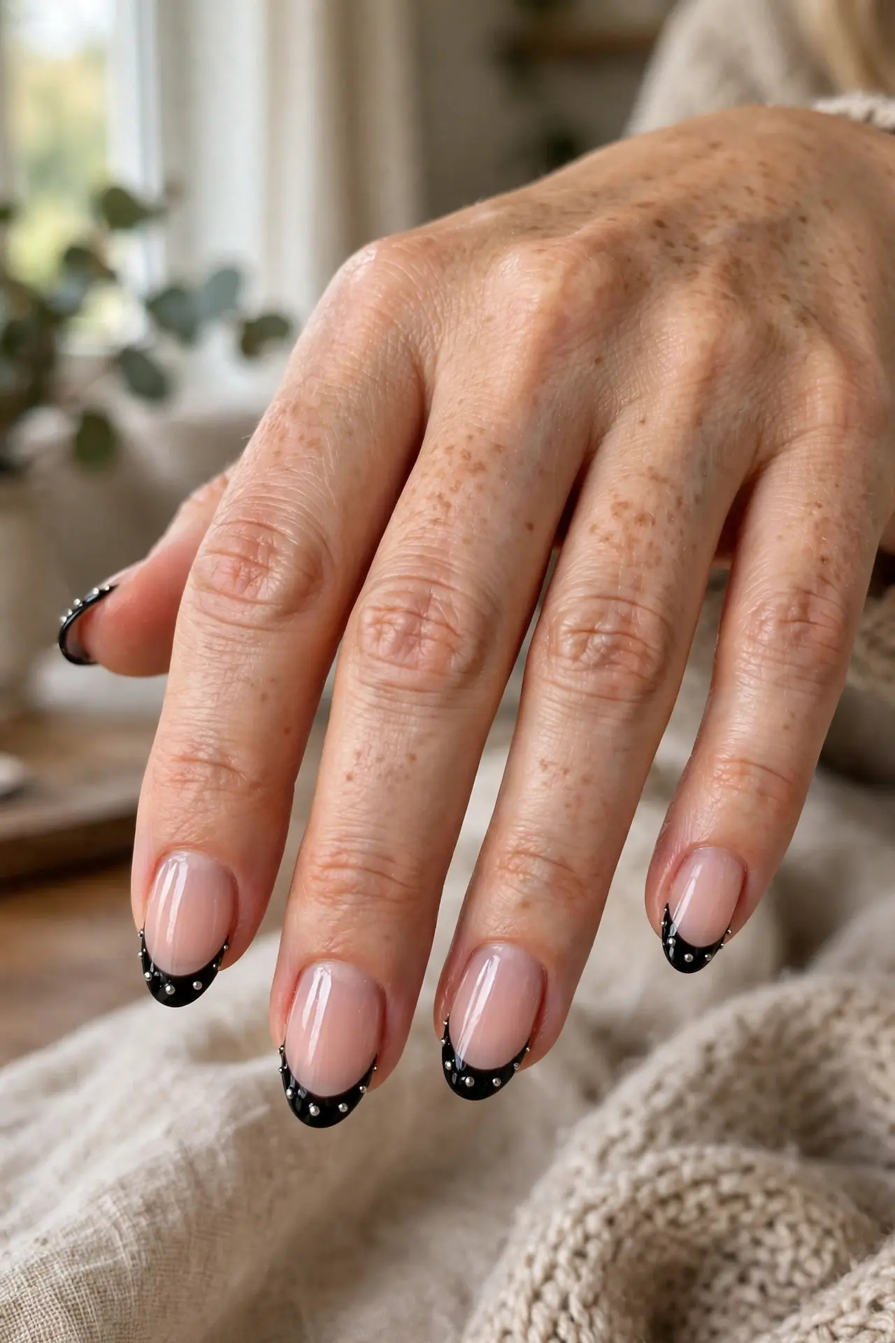 Studded Black Edge