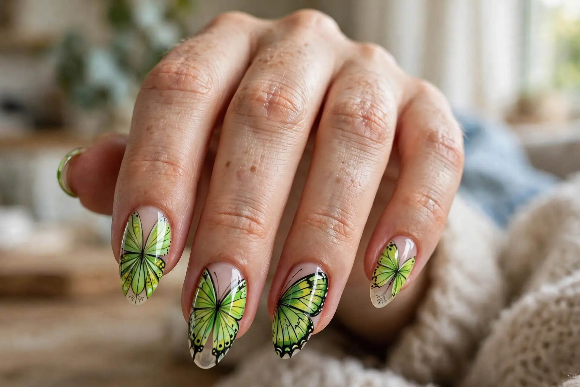 Lime Butterfly Wings