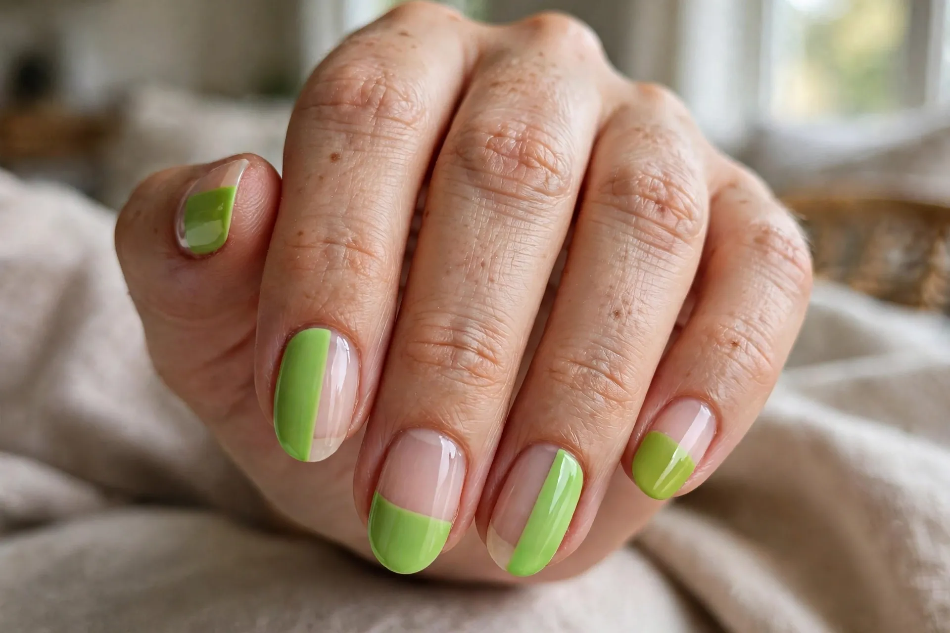 Lime Color Block