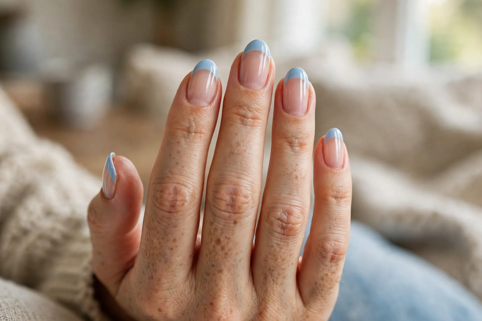 Sky French Manicure